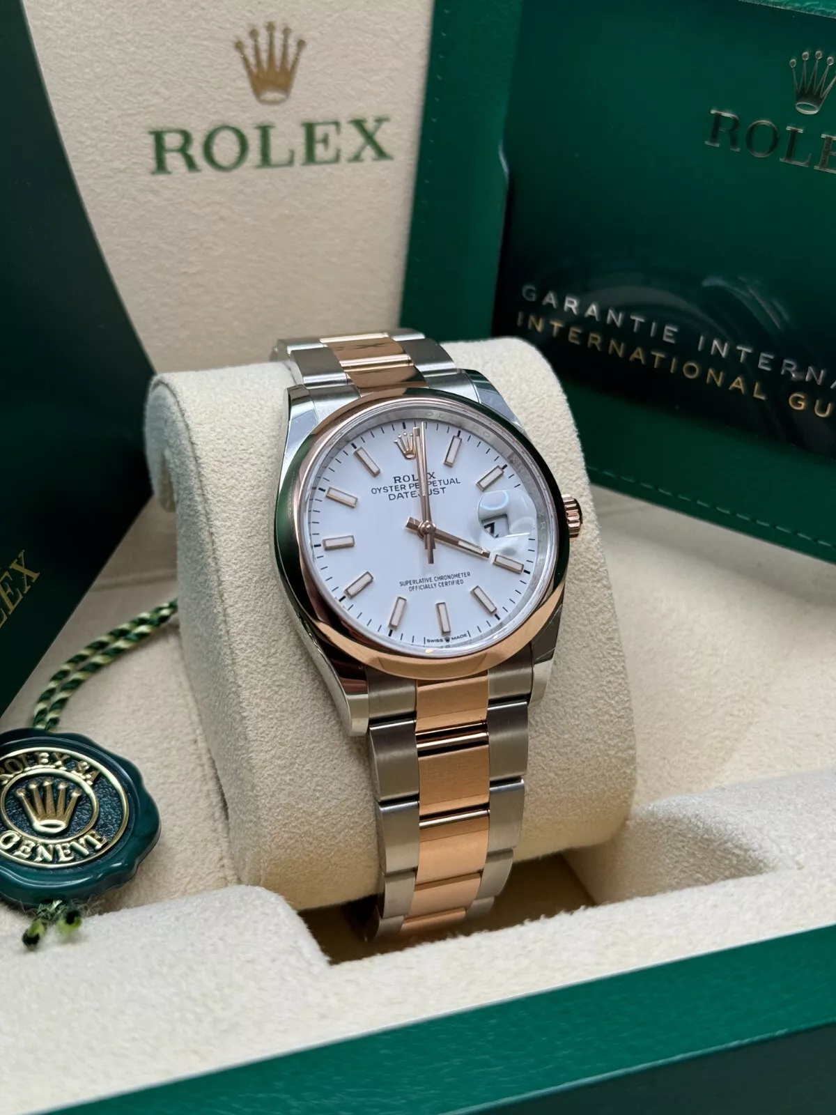 【Super Clone】ROLEX  Datejust 36mm 126201 White Dial Jubilee Bracelet Watch