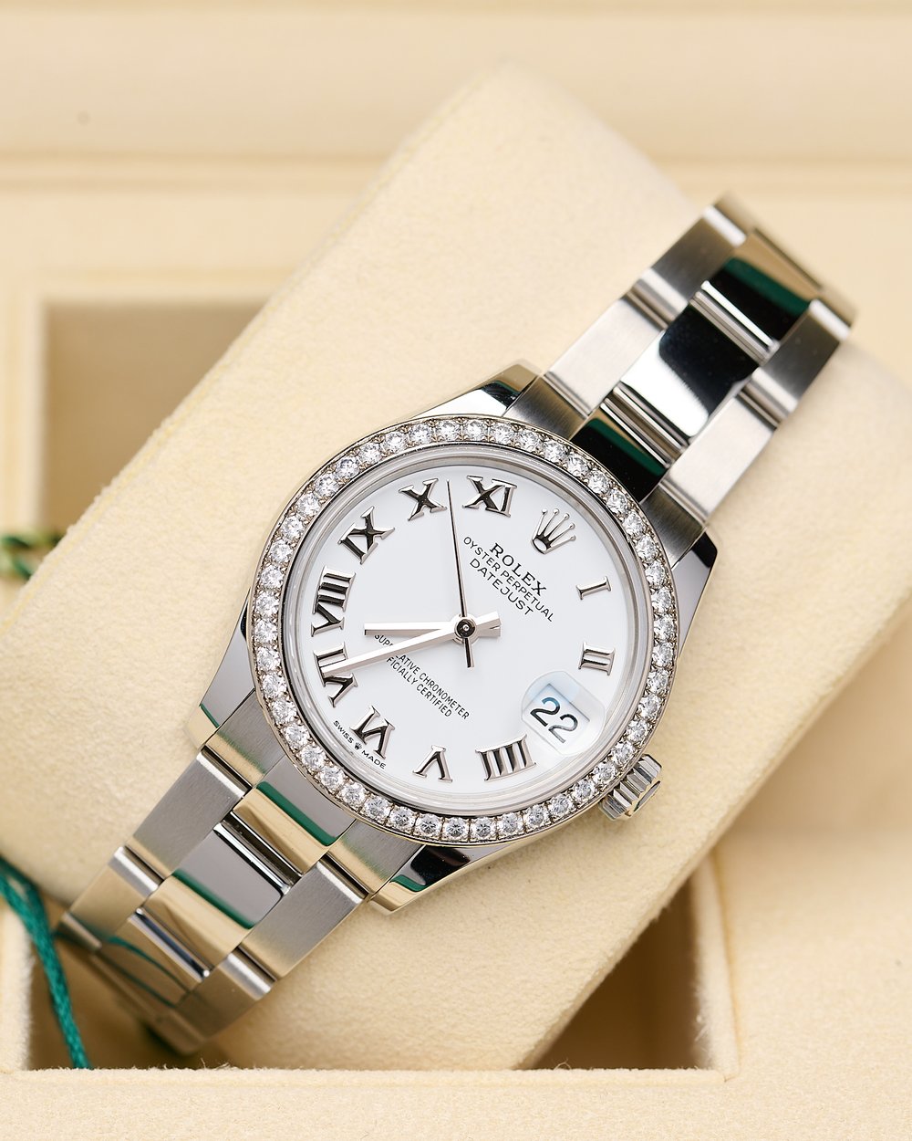 【Super Clone】ROLEX Datejust m278384RBR-0013/0014 White 31mm Dial Oyster Watch