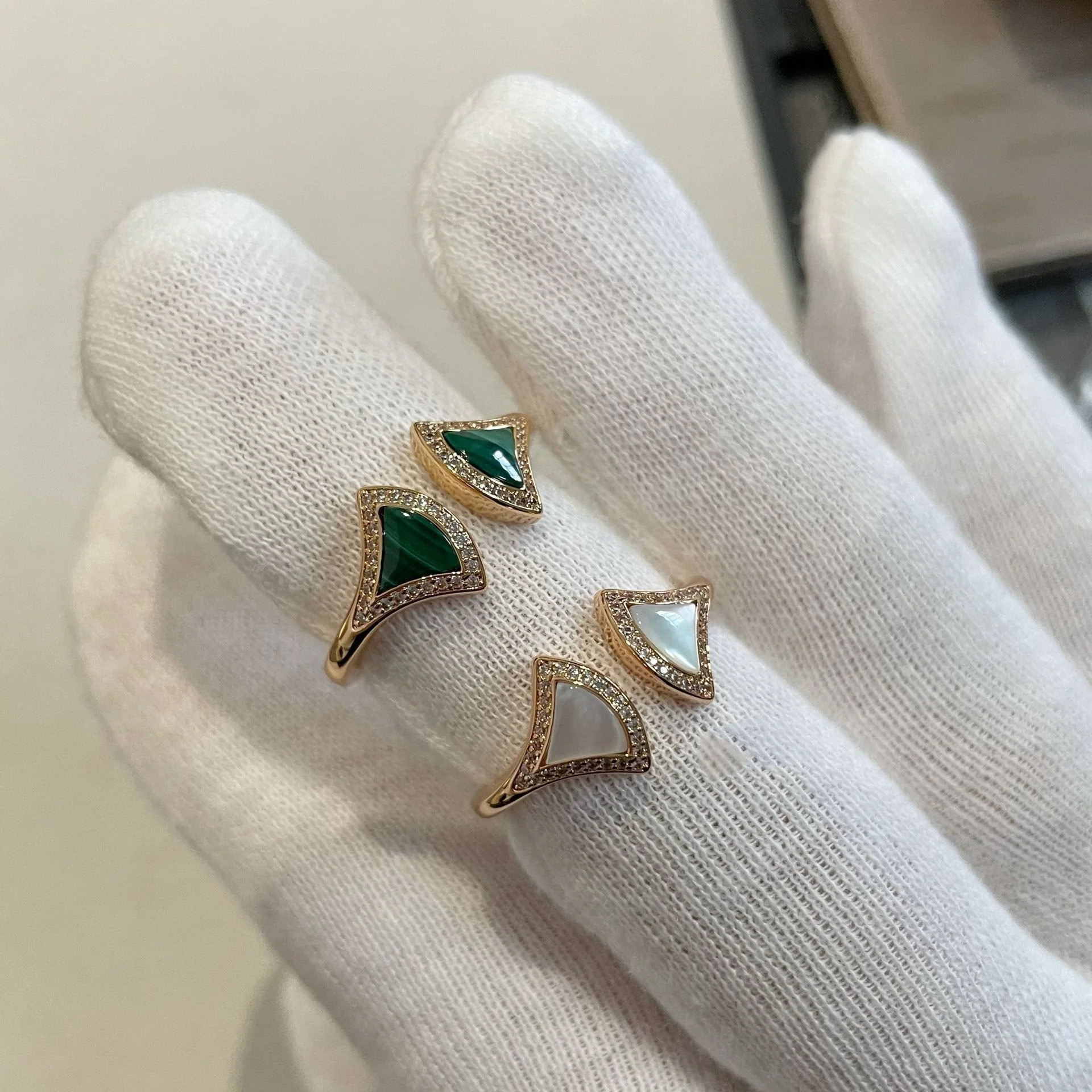 Regalia jewelryDREAM MOP DIAMOND OPEN RING