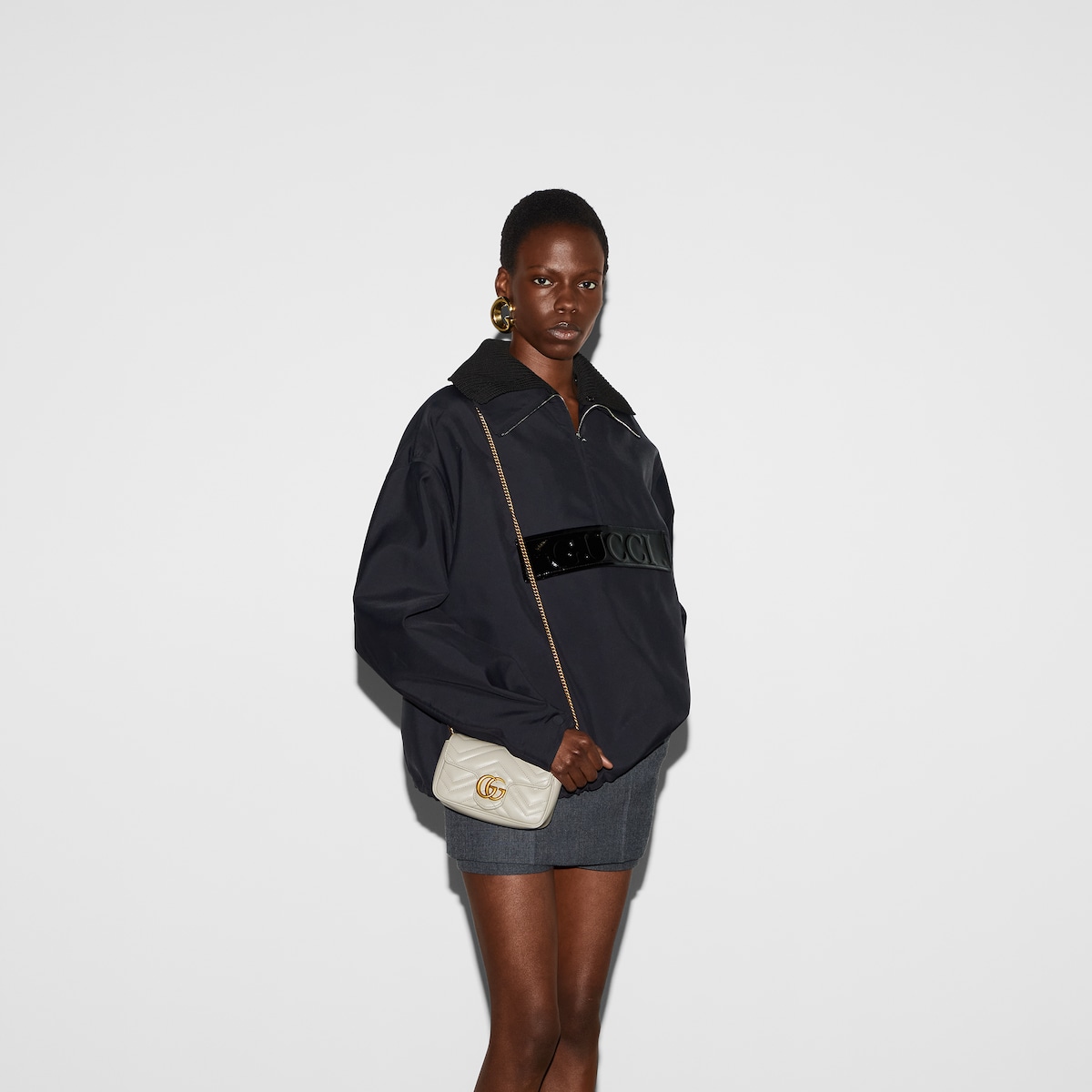 GG Marmont Leather Super Mini Bag