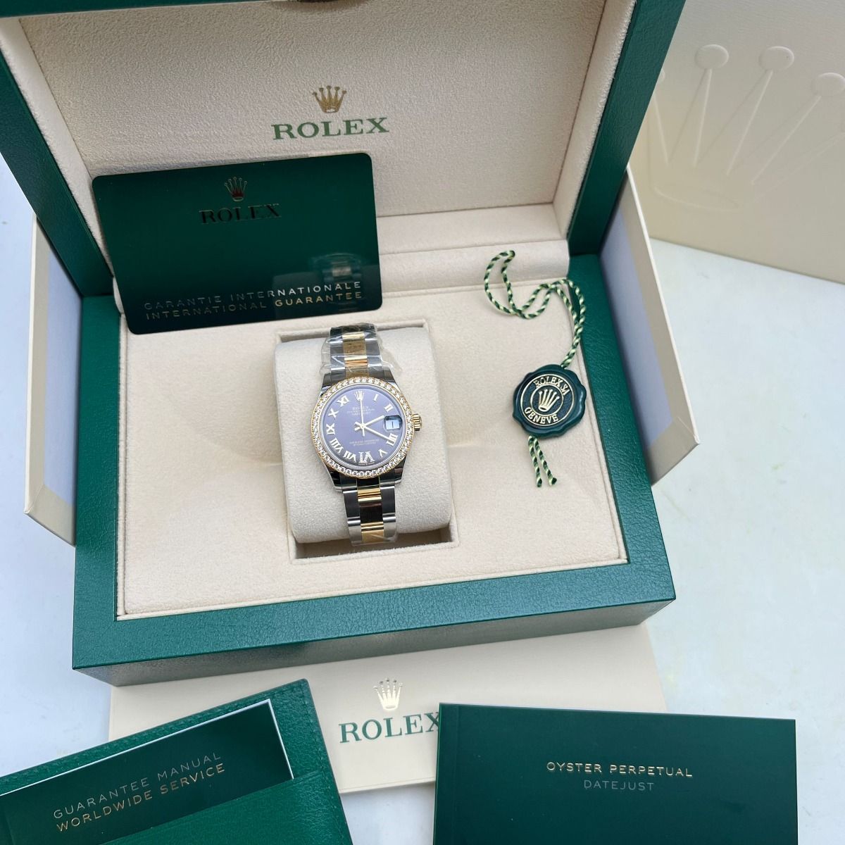 【Super Clone】ROLEX Datejust m278383RBR-0017/0018 31mm Dark Grey Dial Oyster Bracelet