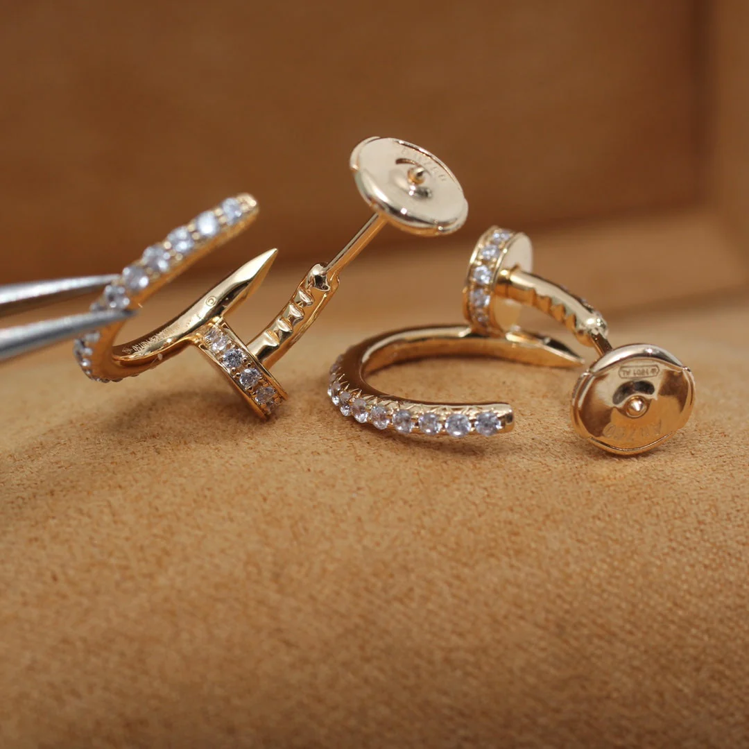 Regalia jewelryJUSTE EARRINGS 12.75MM PINK GOLD DIAMOND