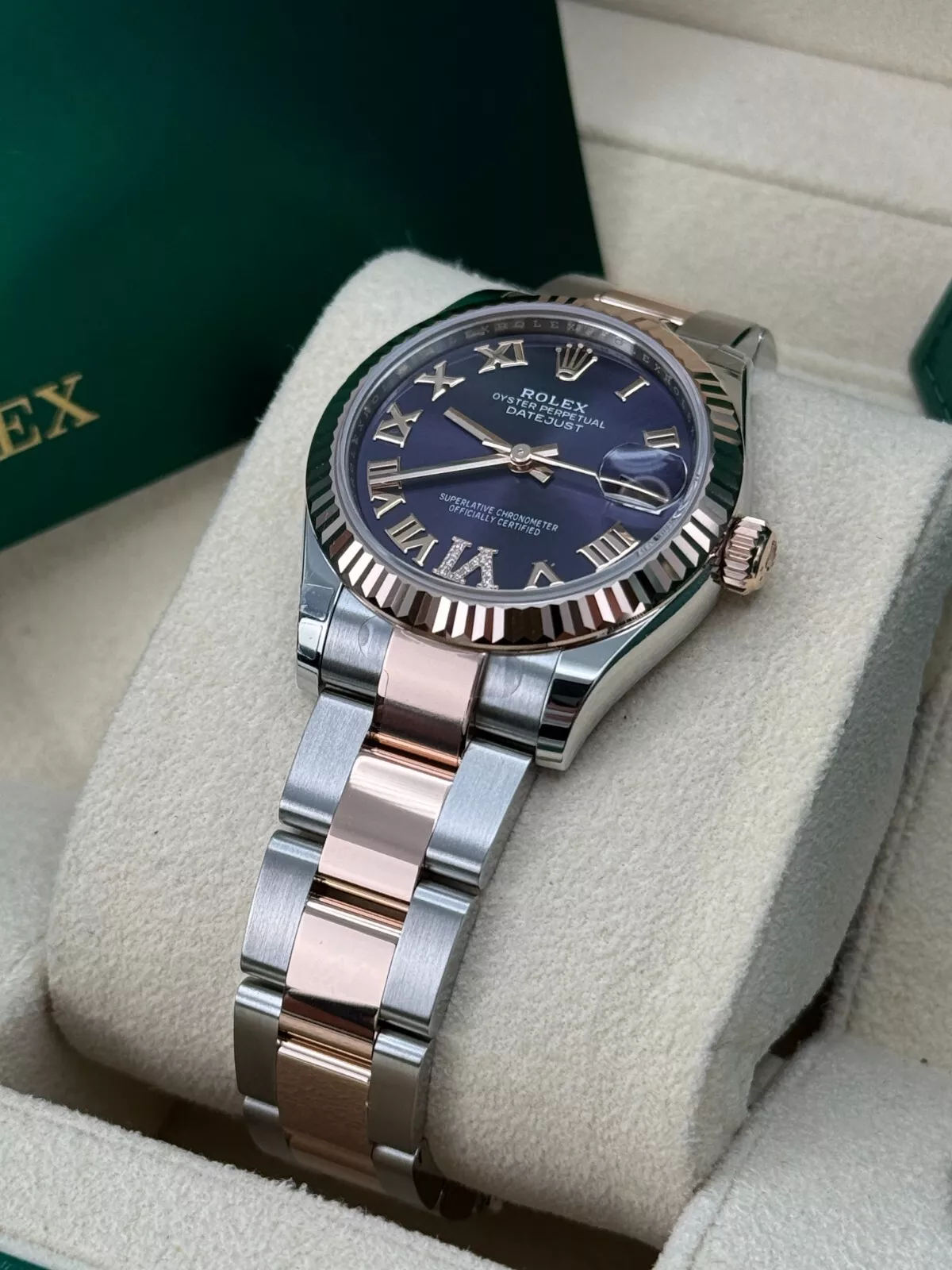 【Super Clone】ROLEX Datejust m278271-0019/0020 Aubergine 31mm Dial Oyster Bracelet Watch