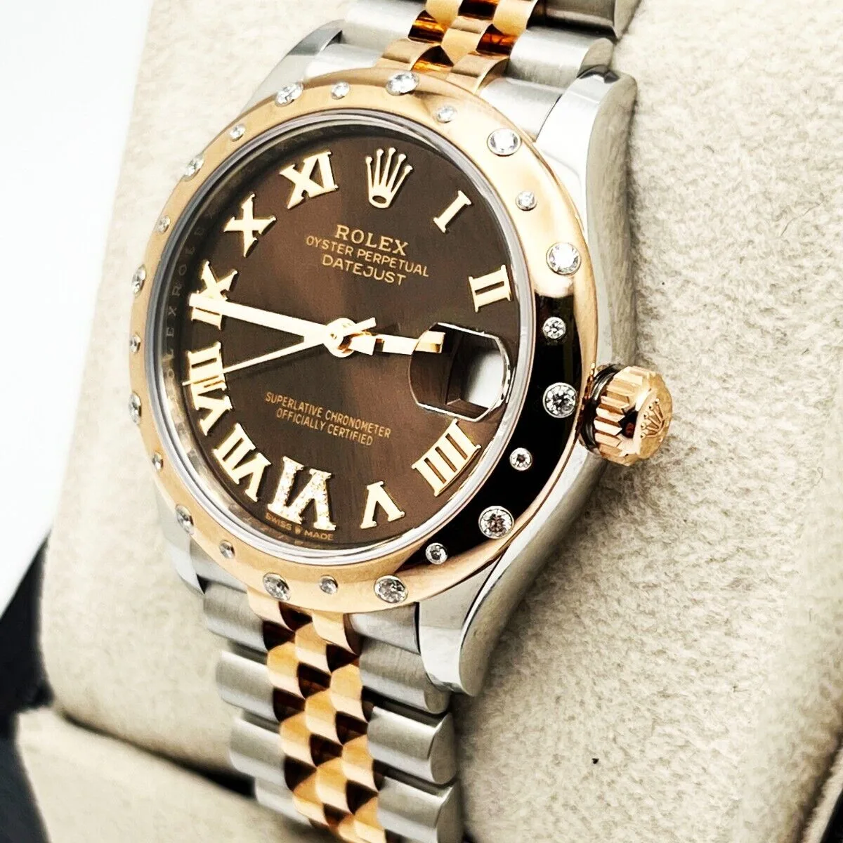 【Super Clone】RLX Datejust m278341-0003/0004 Chocolate Dial 31mm Oyster Bracelet