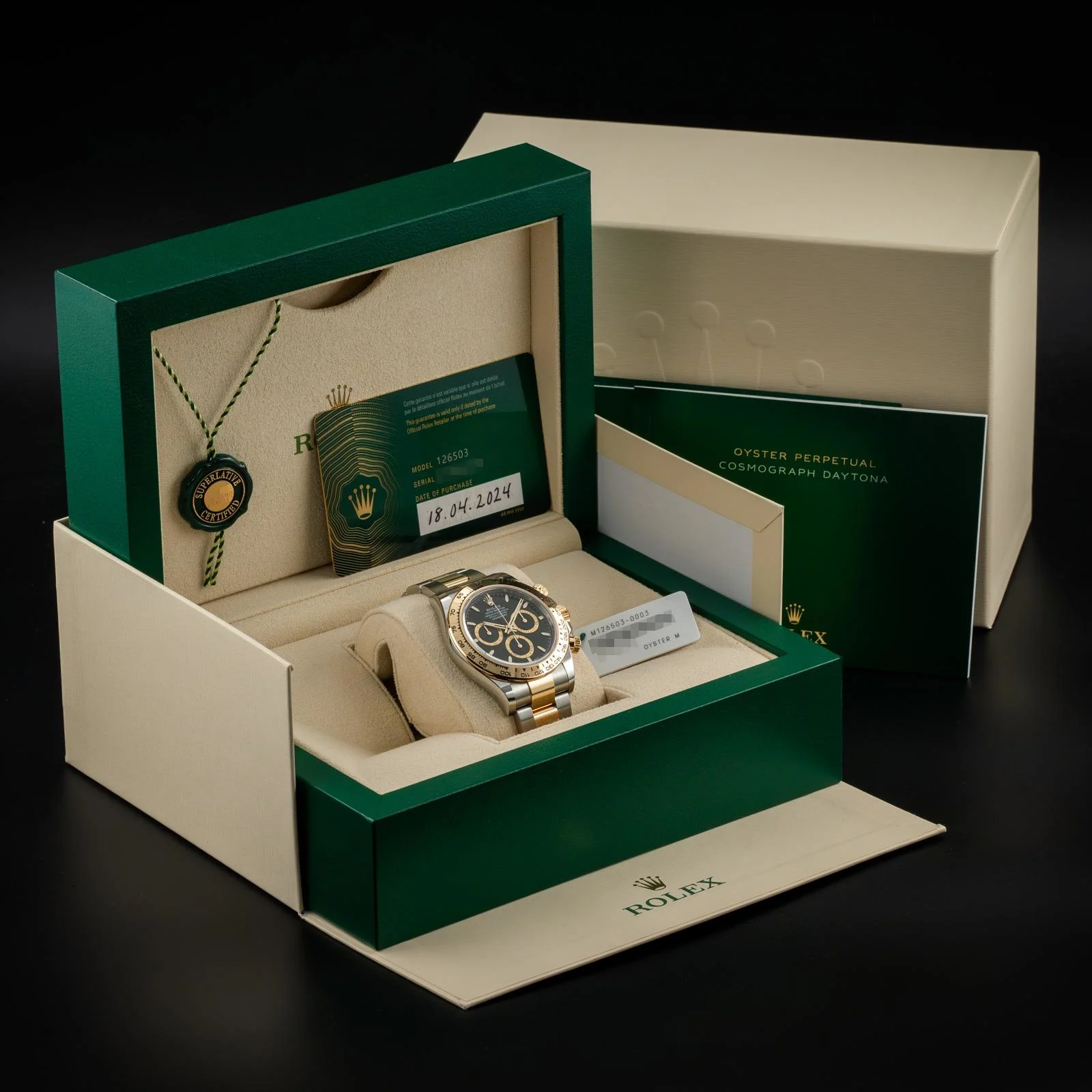 【Super Clone】ROLEX Cosmograph Daytona m126503-0003 40mm