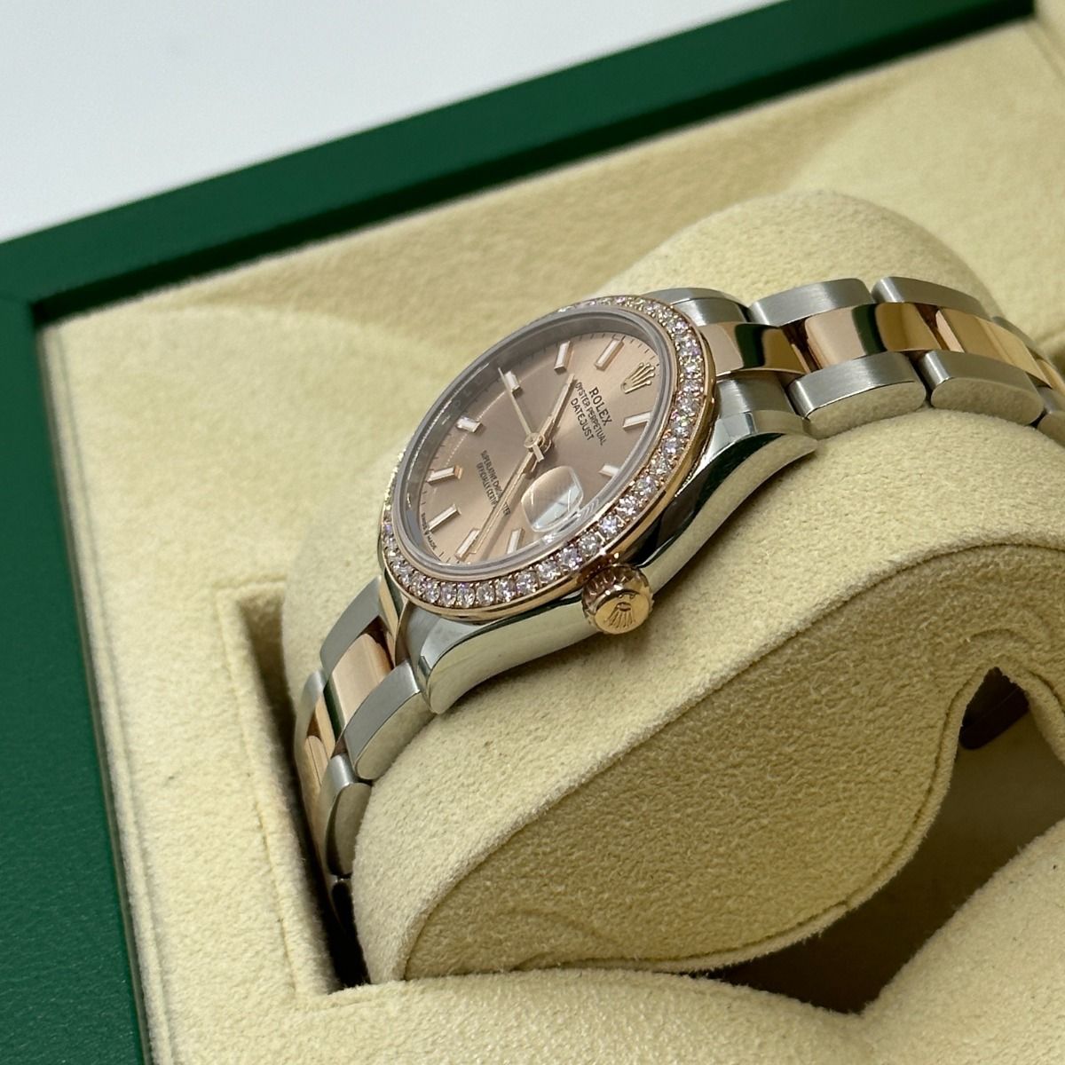 【Super Clone】ROLEX Datejust m278381-0009/0010 Rose Dial Diamond-Set Bezel 31mm