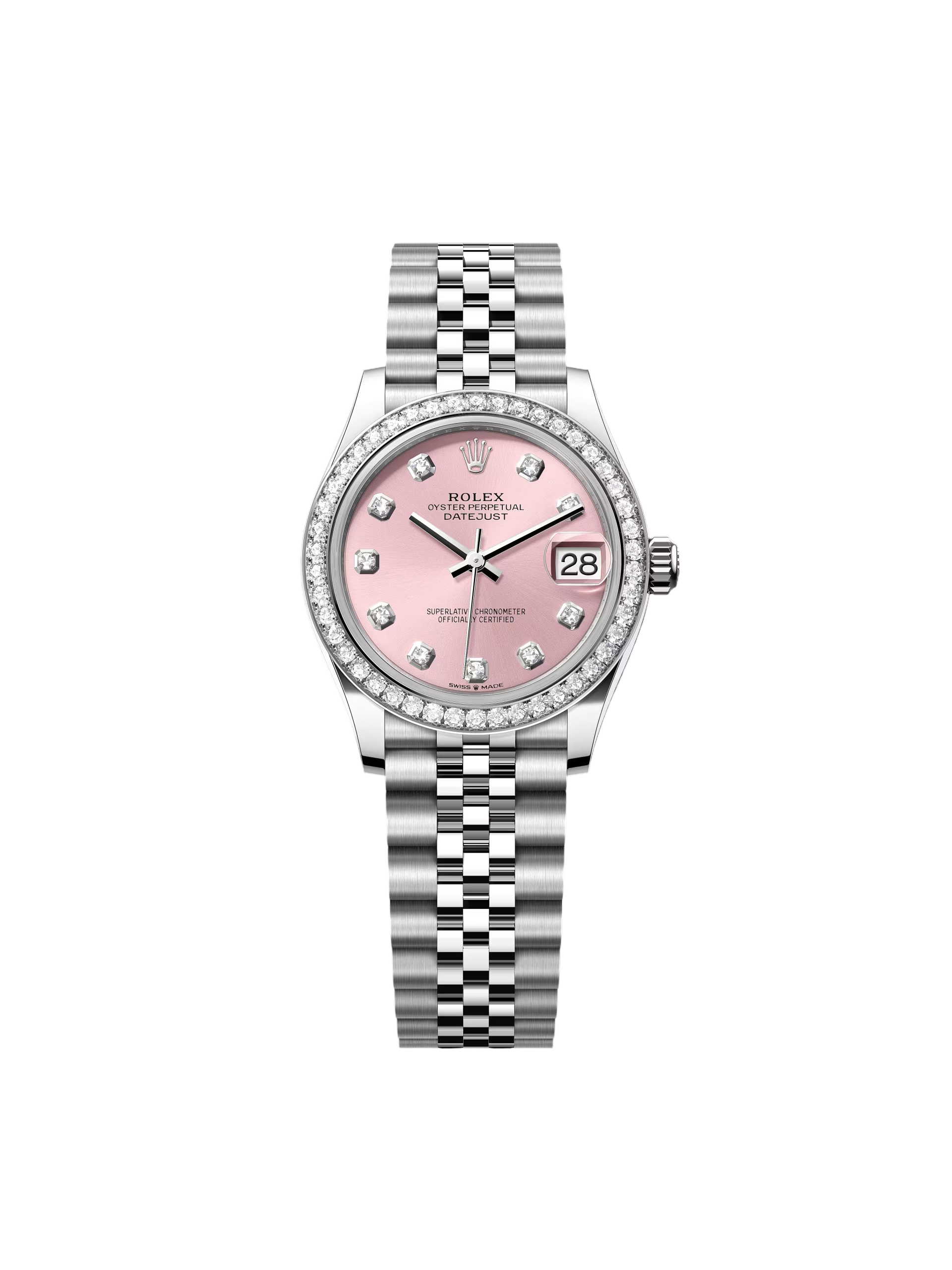【Super Clone】ROLEX Datejust m278384RBR-0035/0036 Pink 31mm Dial Oyster Watch