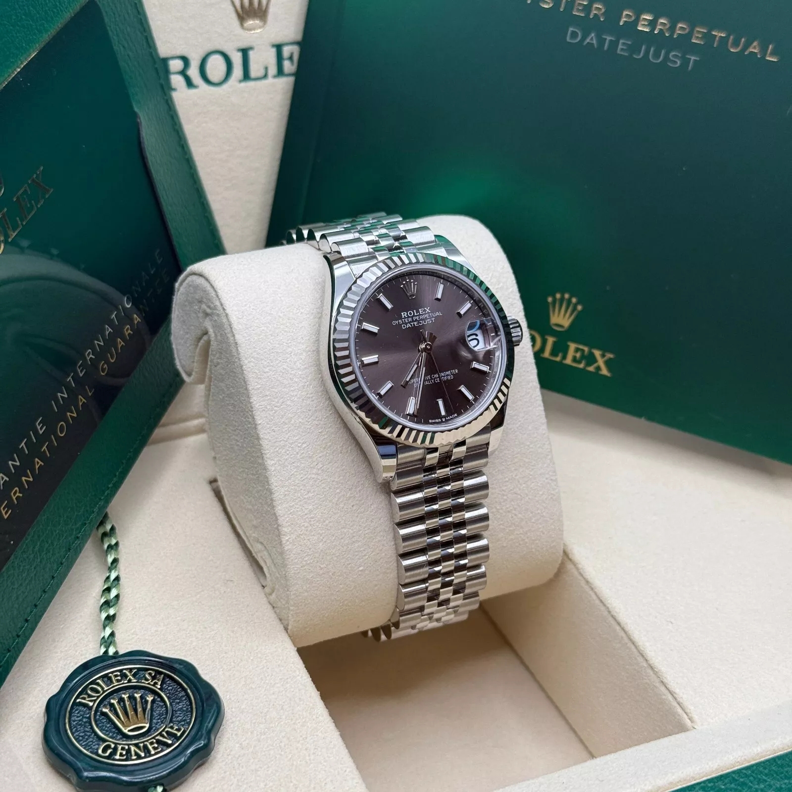 【Super Clone】ROLEX Datejust m278274-0015/0016 Dark Grey Dial 31mm Oyster Bracelet