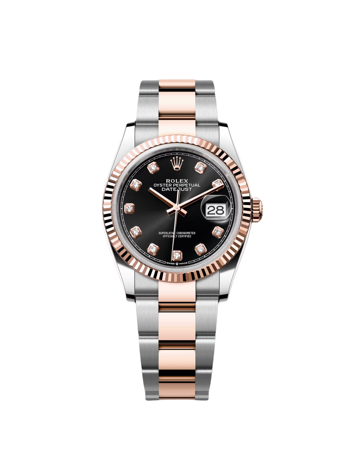 【Super Clone】ROLEX  Datejust 36mm 126231 Black Dial 36mm Oyster Bracelet