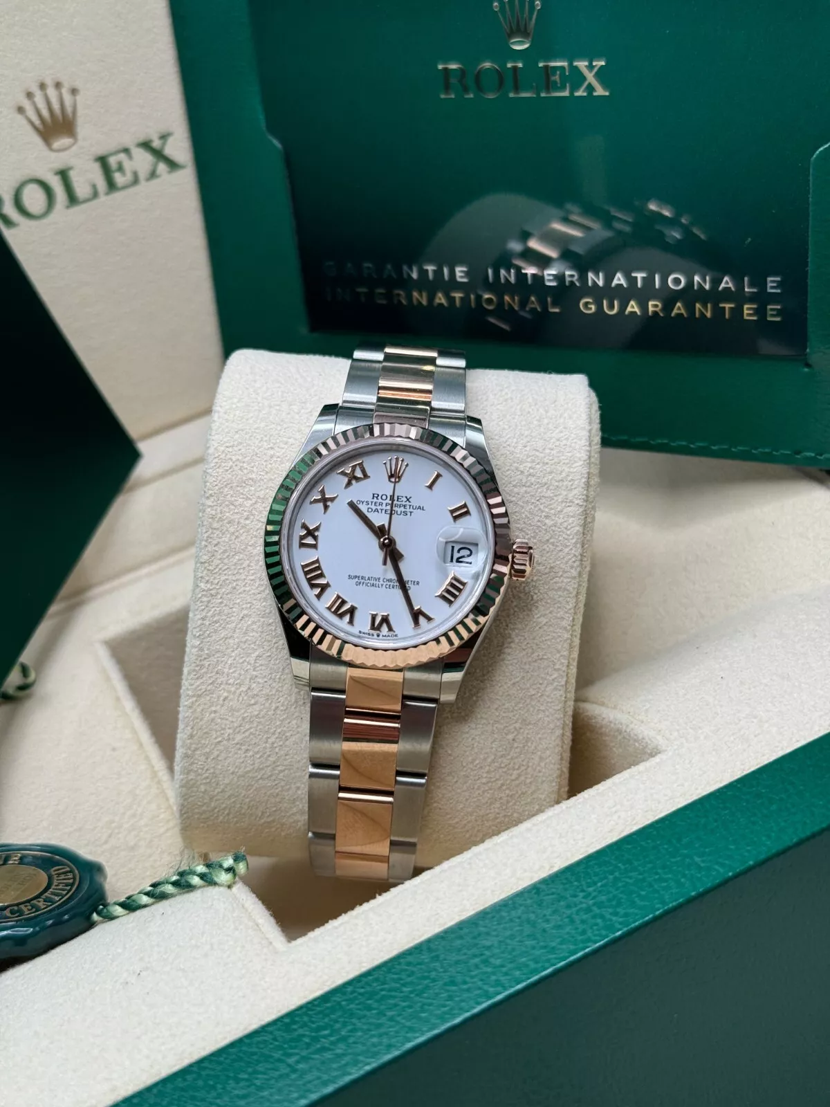 【Super Clone】ROLEX Datejust m278271-0001/0002 White 31mm Dial Oyster Bracelet Watch