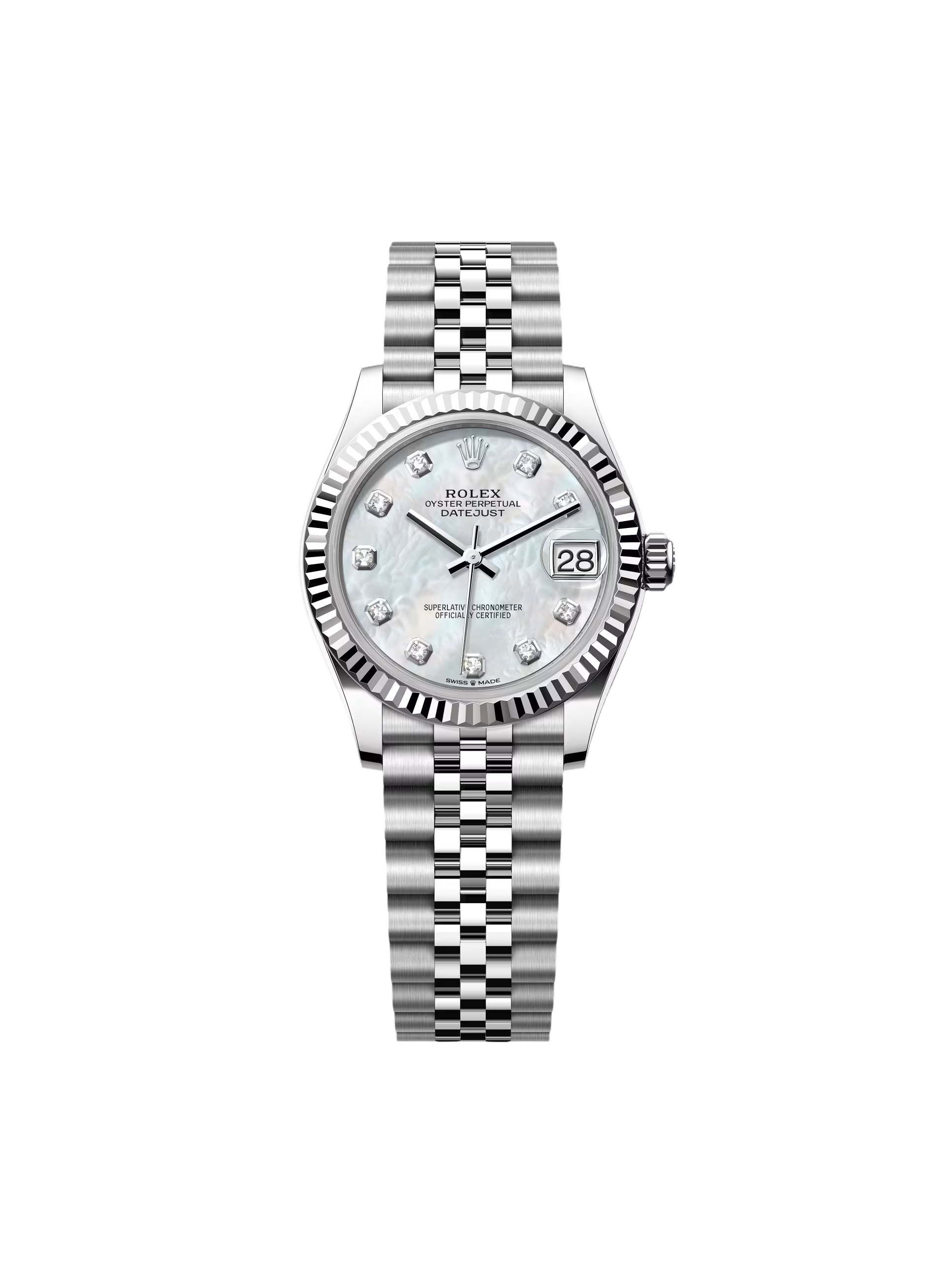 【Super Clone】ROLEX Datejust m278274-0005/0006 31mm Mother-of-Pearl 31mm Dial Oyster Watch