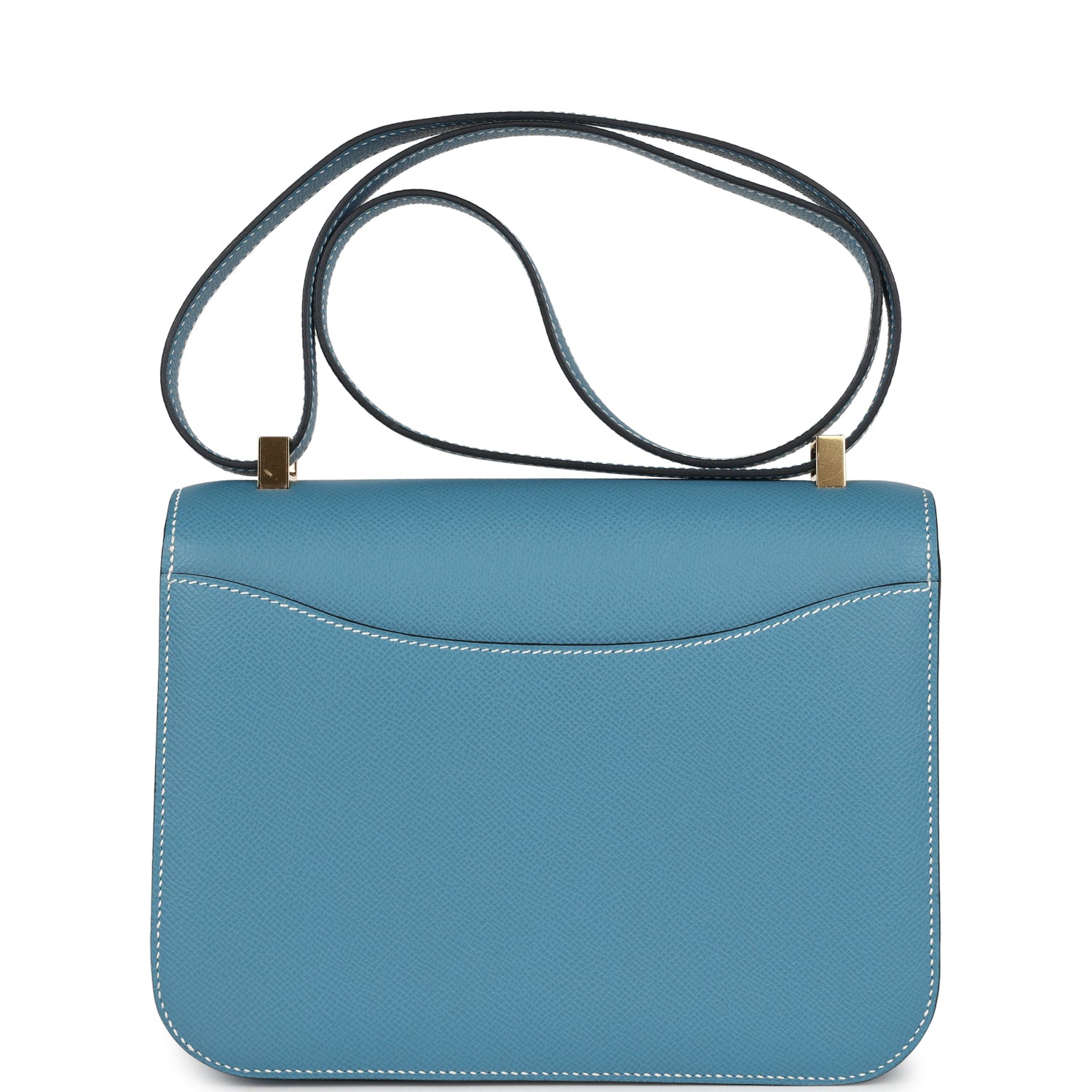 Hermès Constance 1-24 Blue Jean Epsom Gold Hardware