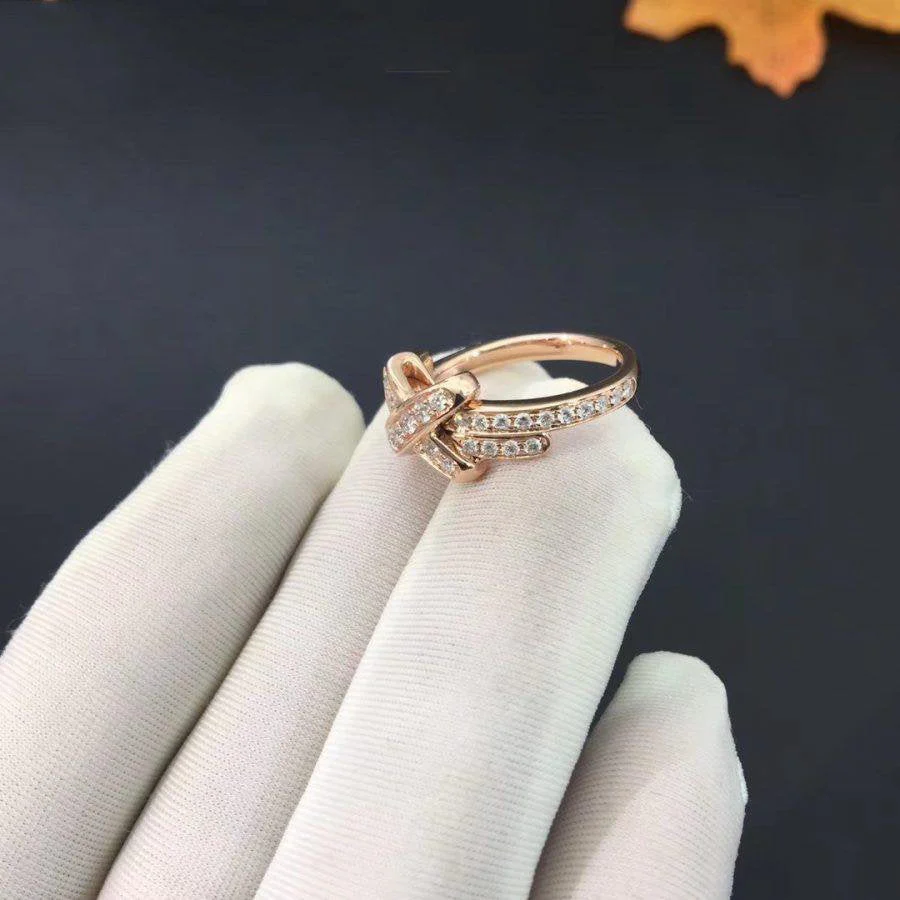 Regalia jewelryJEUX DE RING PINK GOLD DIAMOND