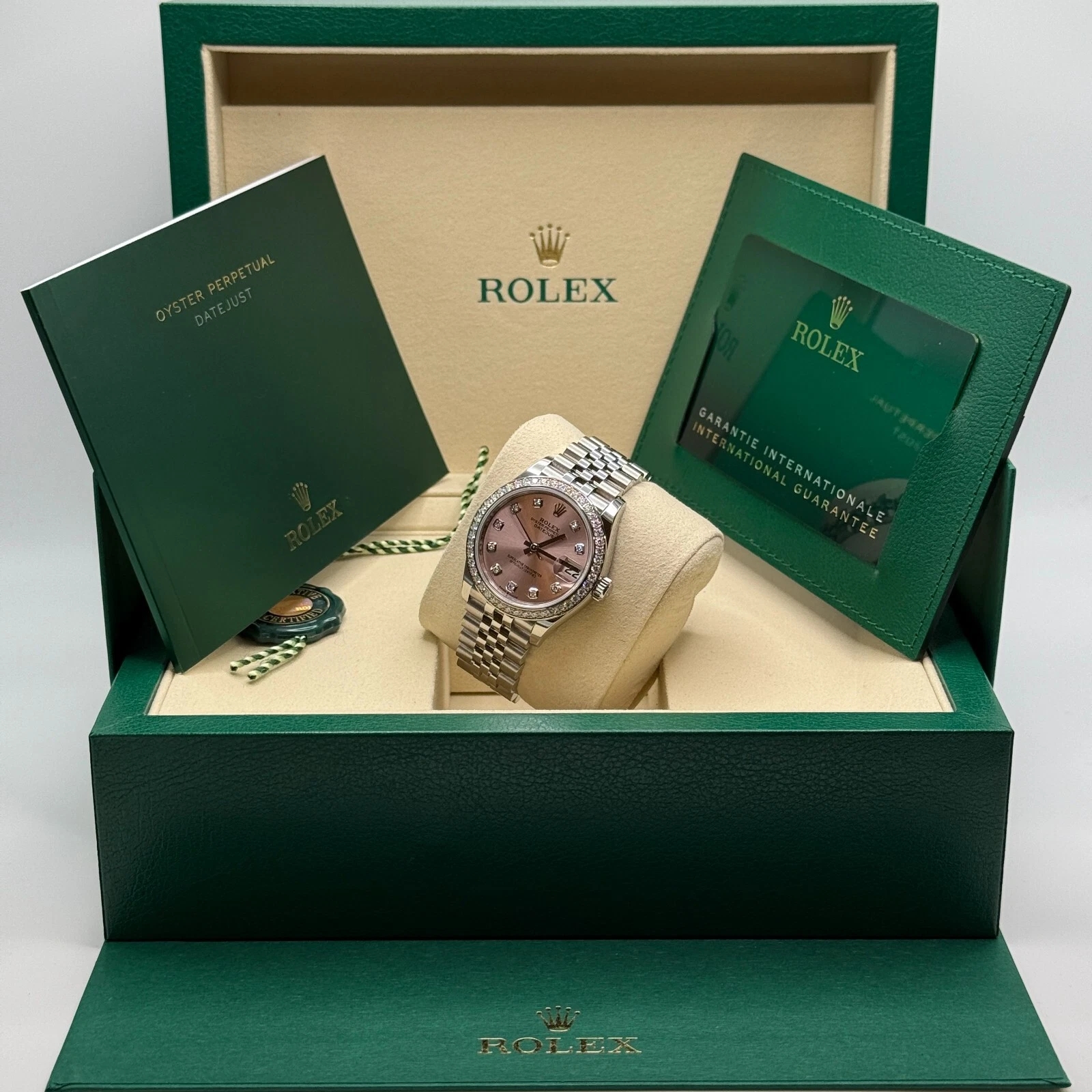 【Super Clone】ROLEX Datejust m278384RBR-0035/0036 Pink 31mm Dial Oyster Watch