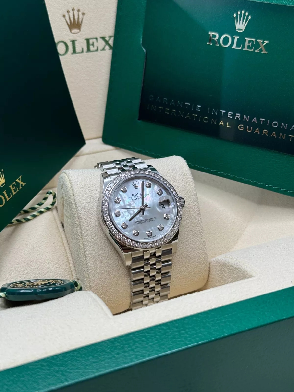 【Super Clone】RLX Datejust m278384RBR-0007/0008 Mother-of-Pearl 31mm Dial Oyster Watch