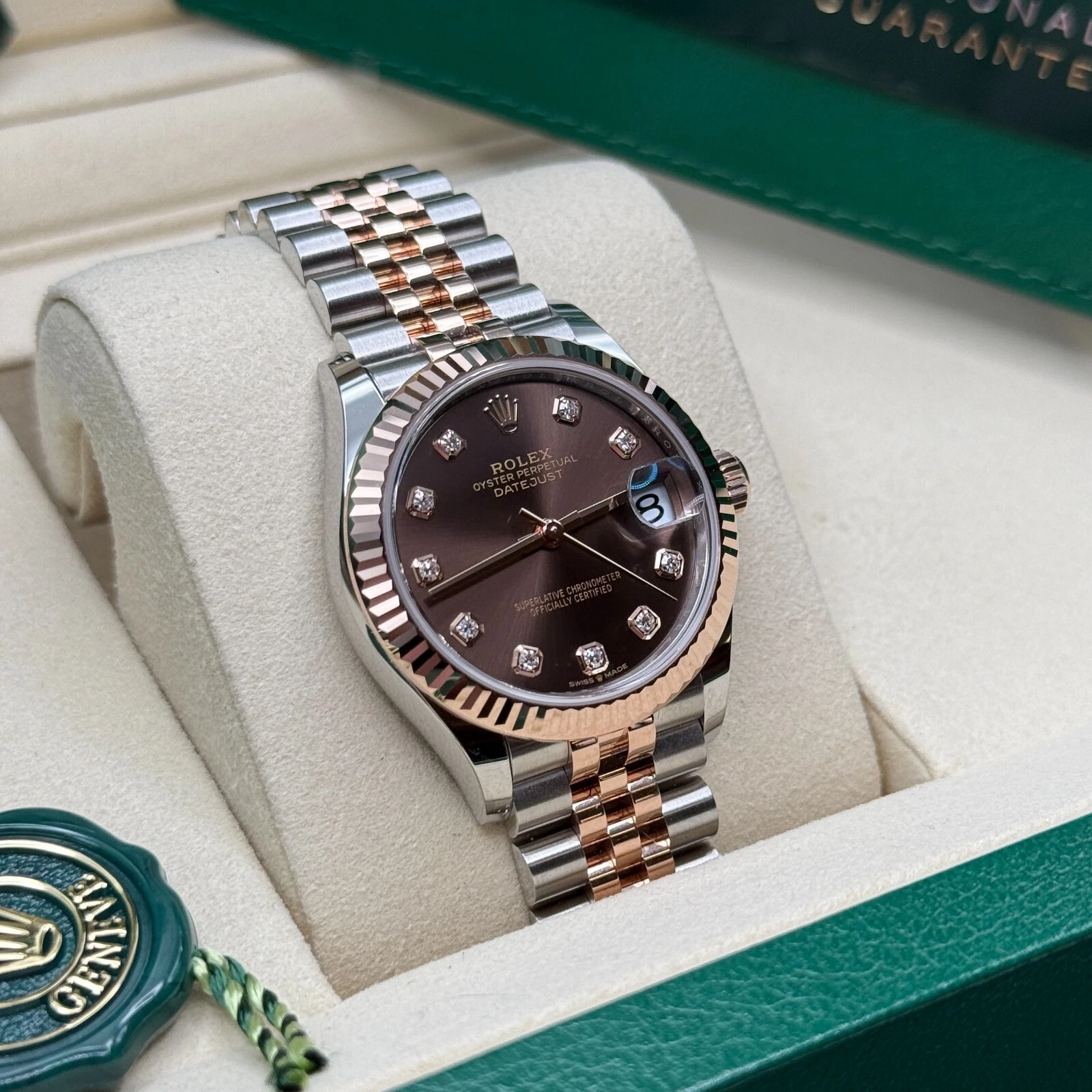 【Super Clone】ROLEX Datejust m278271-0027/0028 Chocolate 31mm Dial Oyster Bracelet Watch