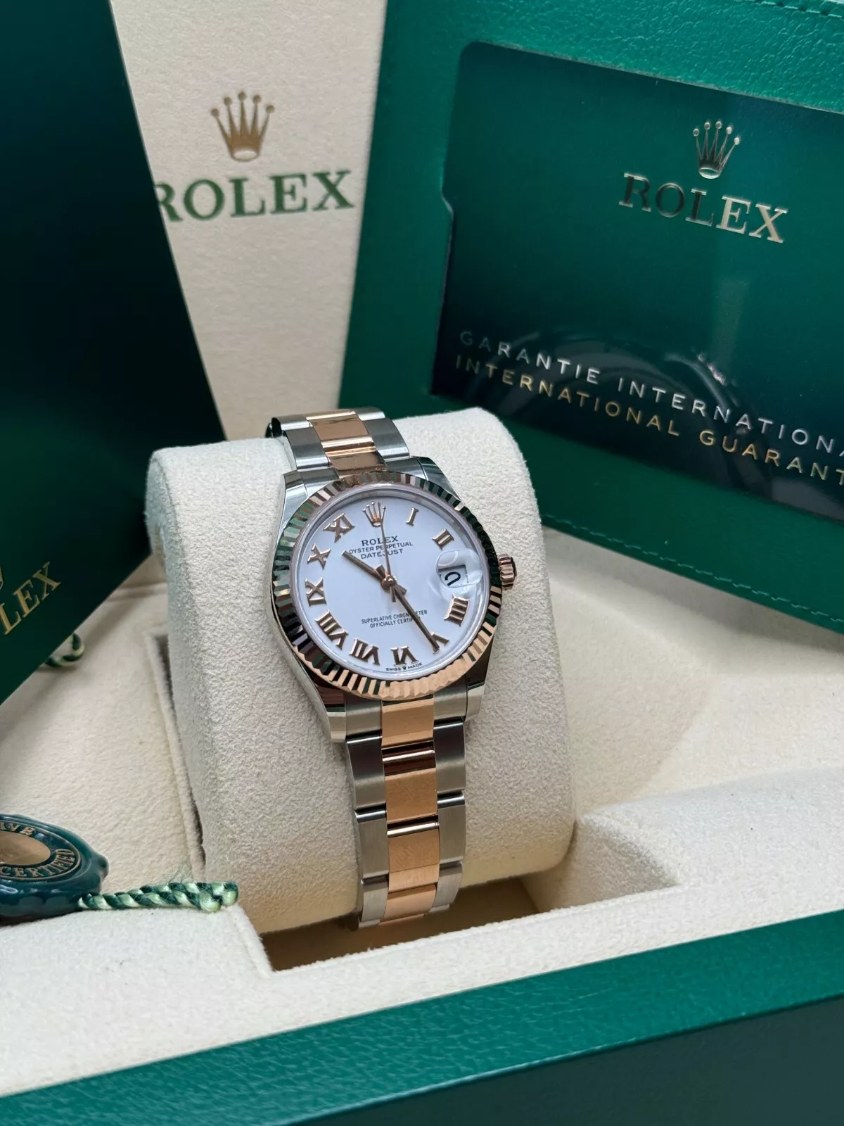 【Super Clone】ROLEX Datejust m278271-0001/0002 White 31mm Dial Oyster Bracelet Watch