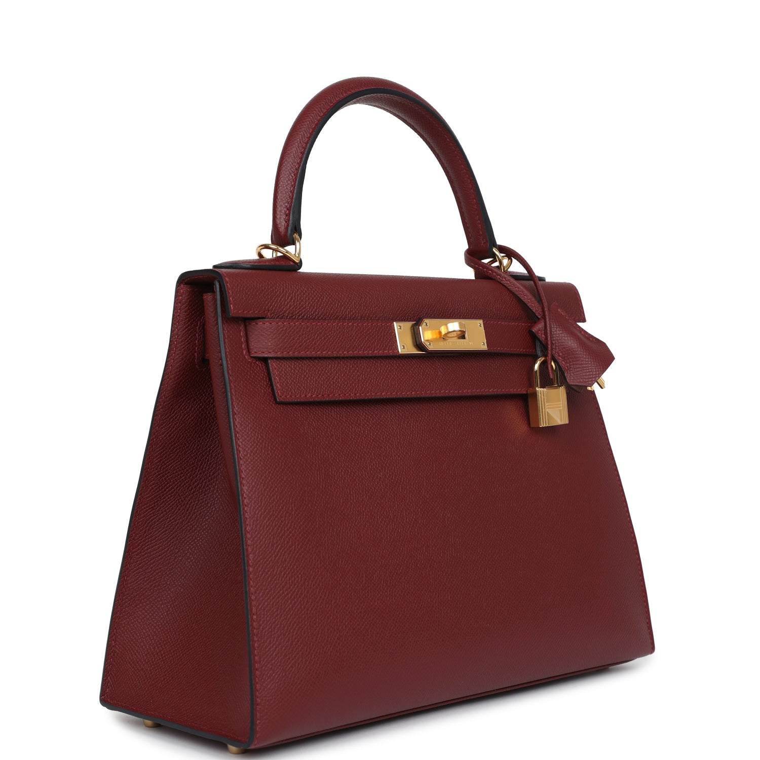 Hermès Kelly Sellier 28 Rouge H Epsom Gold Hardware