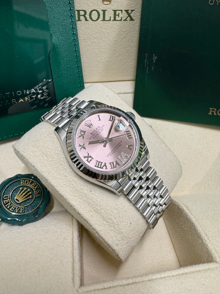 【Super Clone】ROLEX Datejust m278274-0023/0024 Pink 31mm Dial Oyster Watch