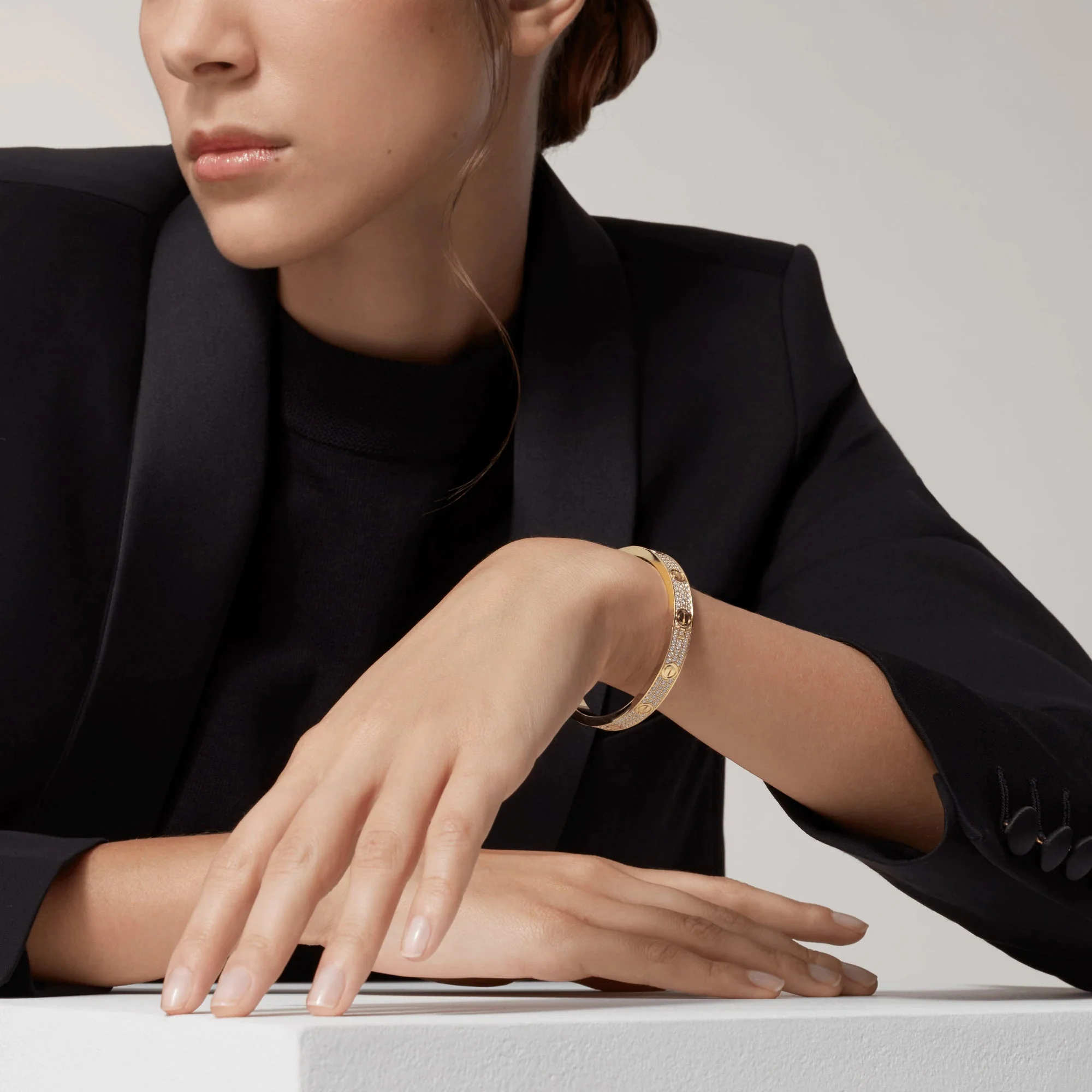 Regalia jewelryLOVE BRACELET 6.1MM DIAMOND-PAVED