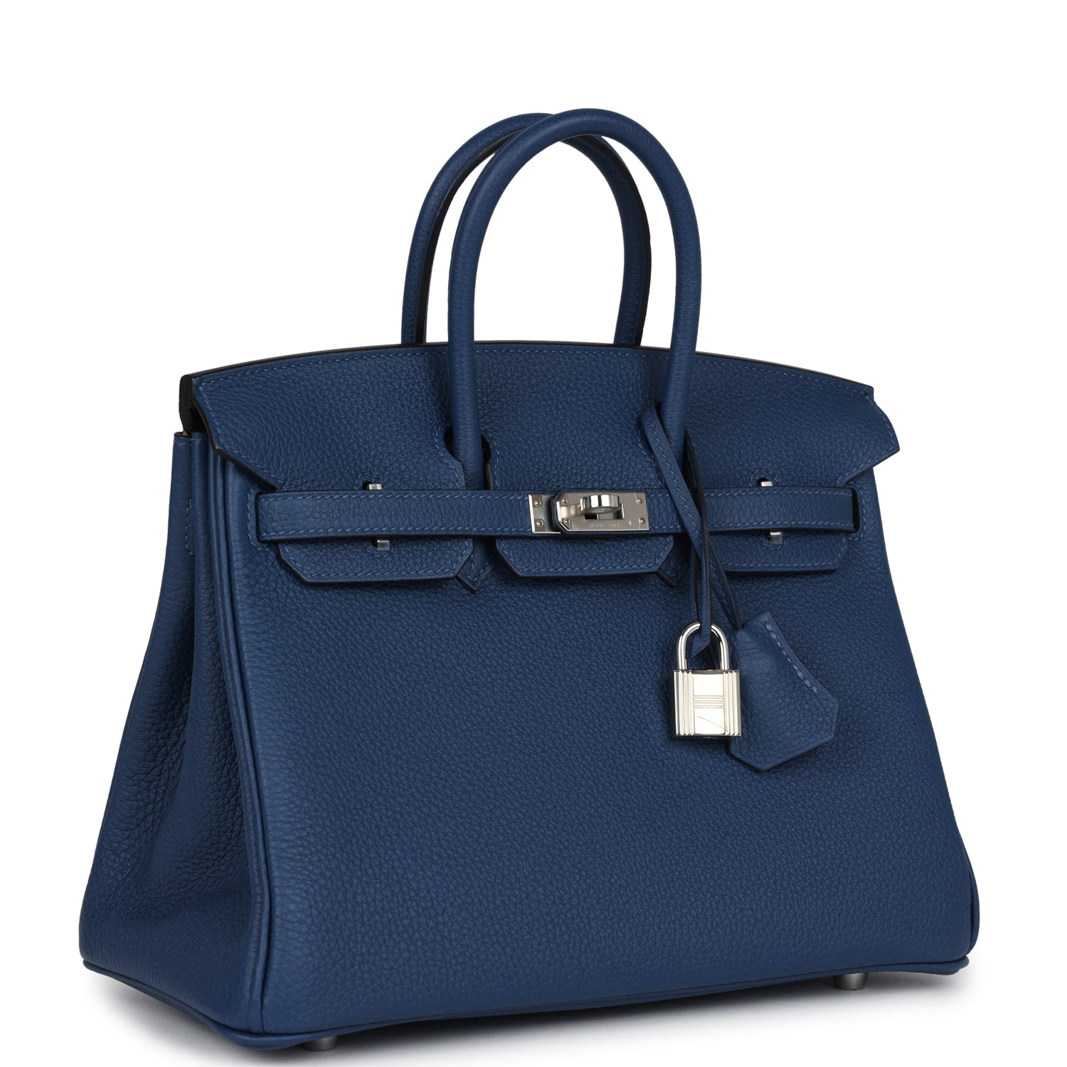 Hermès Birkin 25 Deep Bleu Verso Togo Palladium Hardware