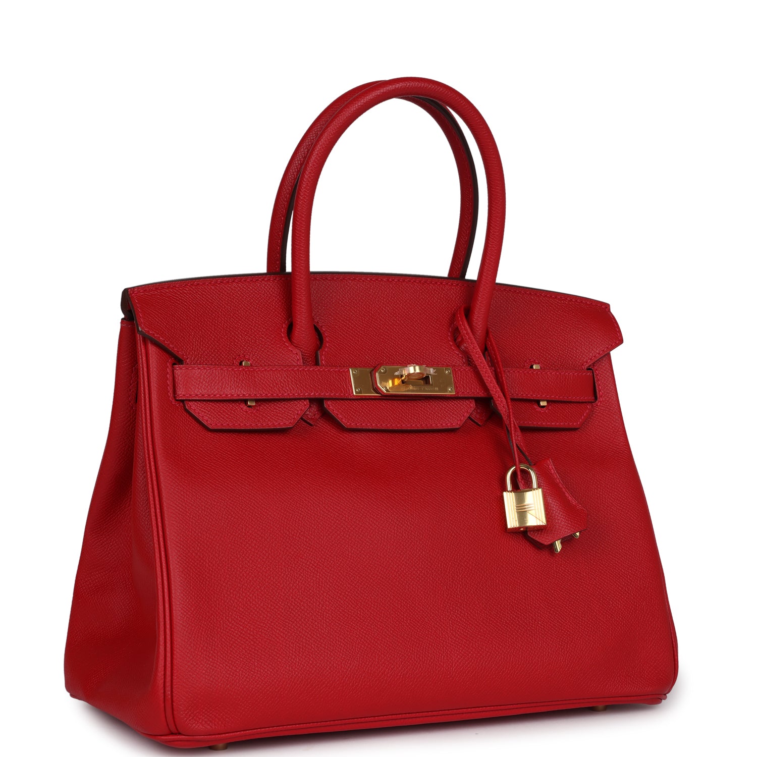 Hermès Birkin 30 Rouge Casaque Epsom Gold Hardware