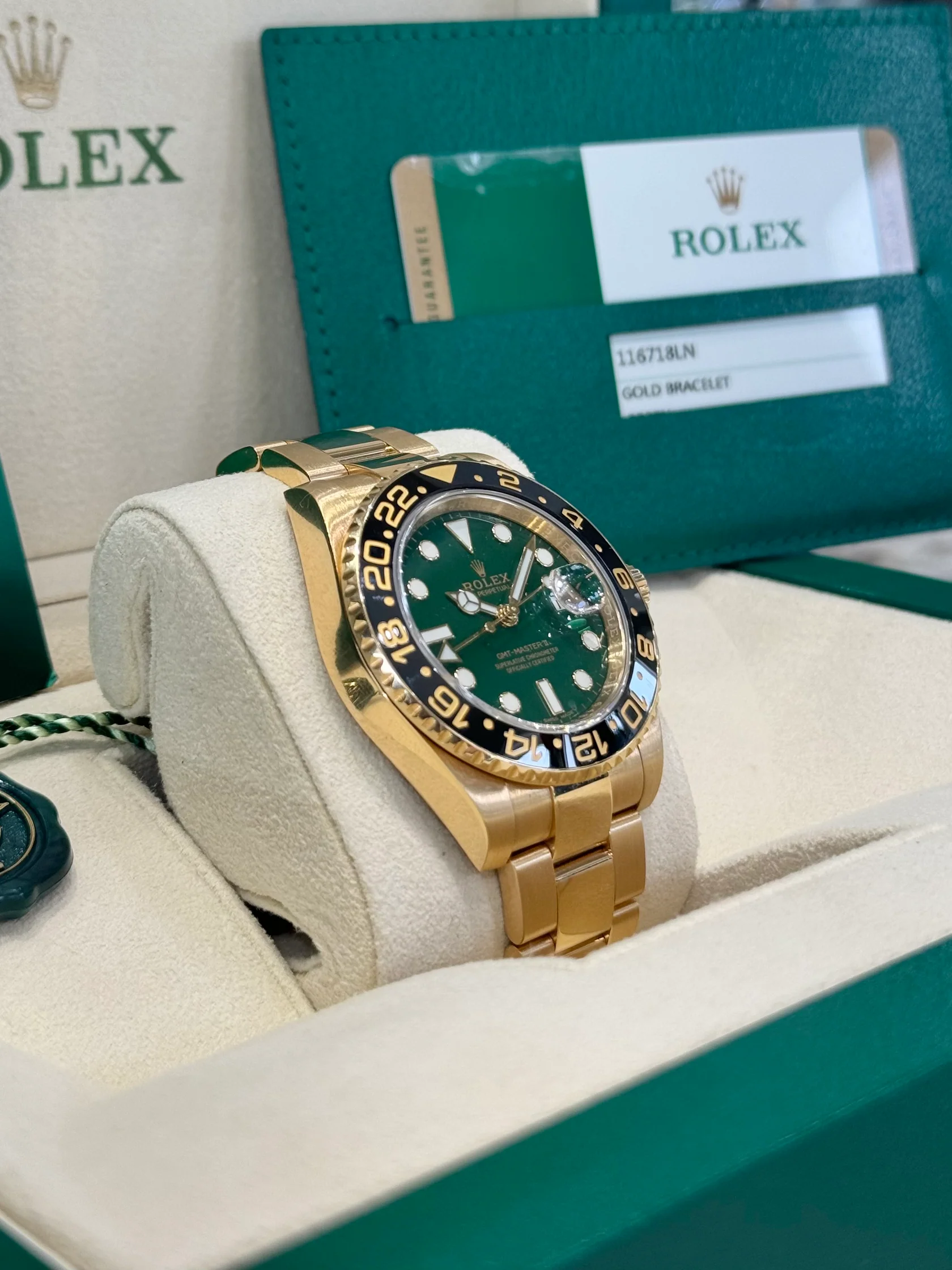 【Super Clone】ROLEX GMT Master II 116718gso 40mm