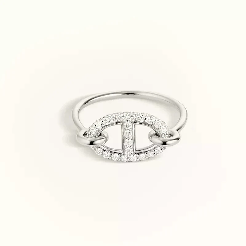Regalia jewelryRONDE SMALL SILVER DIAMOND RING