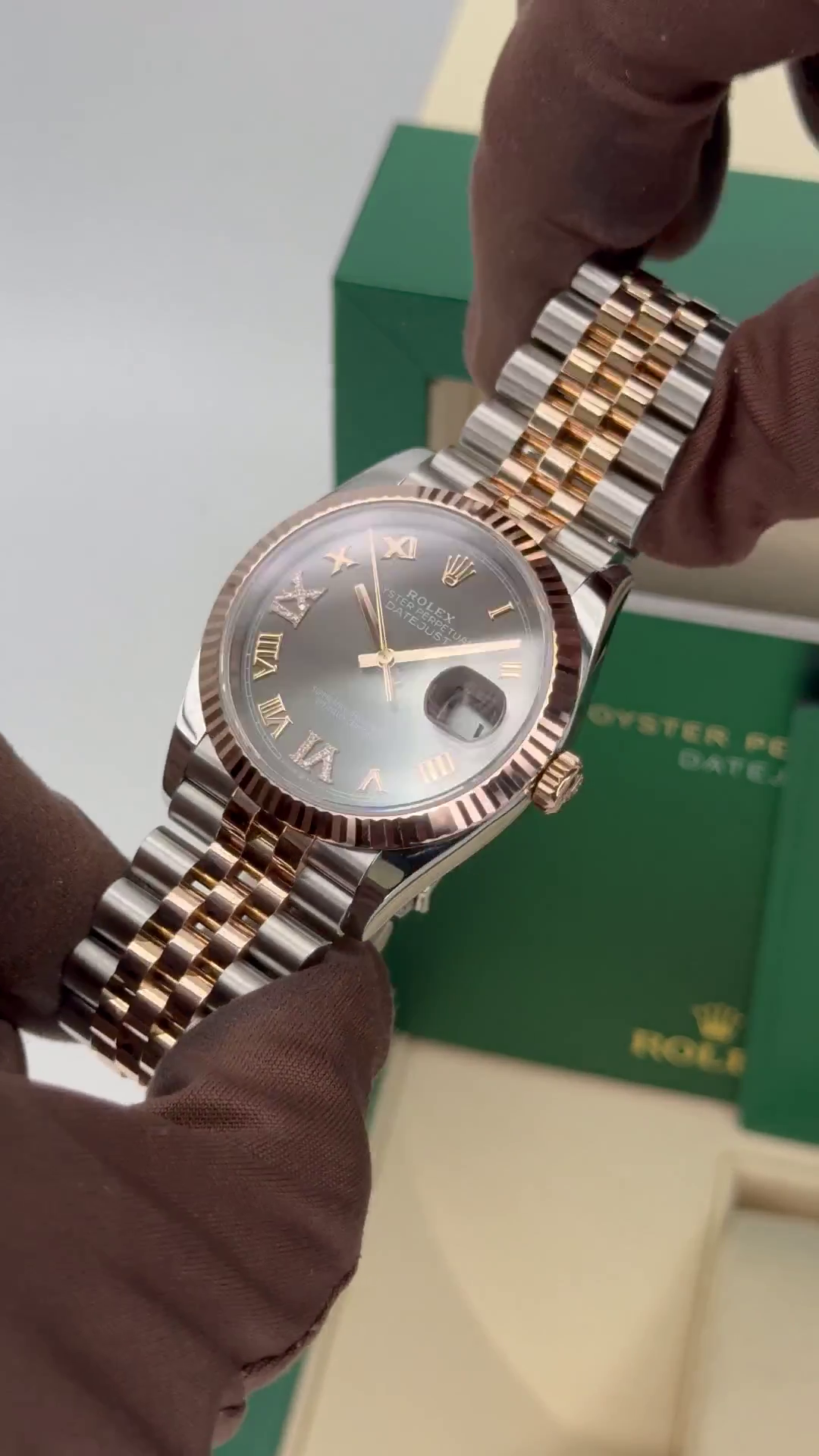 【Super Clone】ROLEX  Datejust 36mm 126231 Slate Dial Jubilee Bracelet