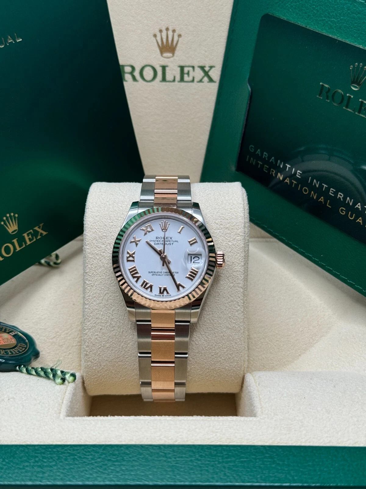 【Super Clone】ROLEX Datejust m278271-0001/0002 White 31mm Dial Oyster Bracelet Watch