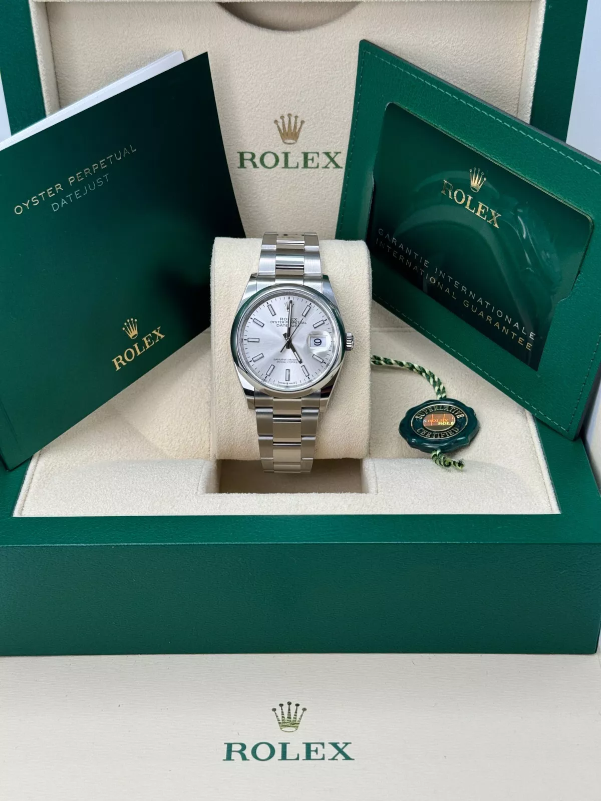 【Super Clone】ROLEX  Datejust 36mm 126200 Oyster Perpetual Silver Dial Jubilee Stainless Steel
