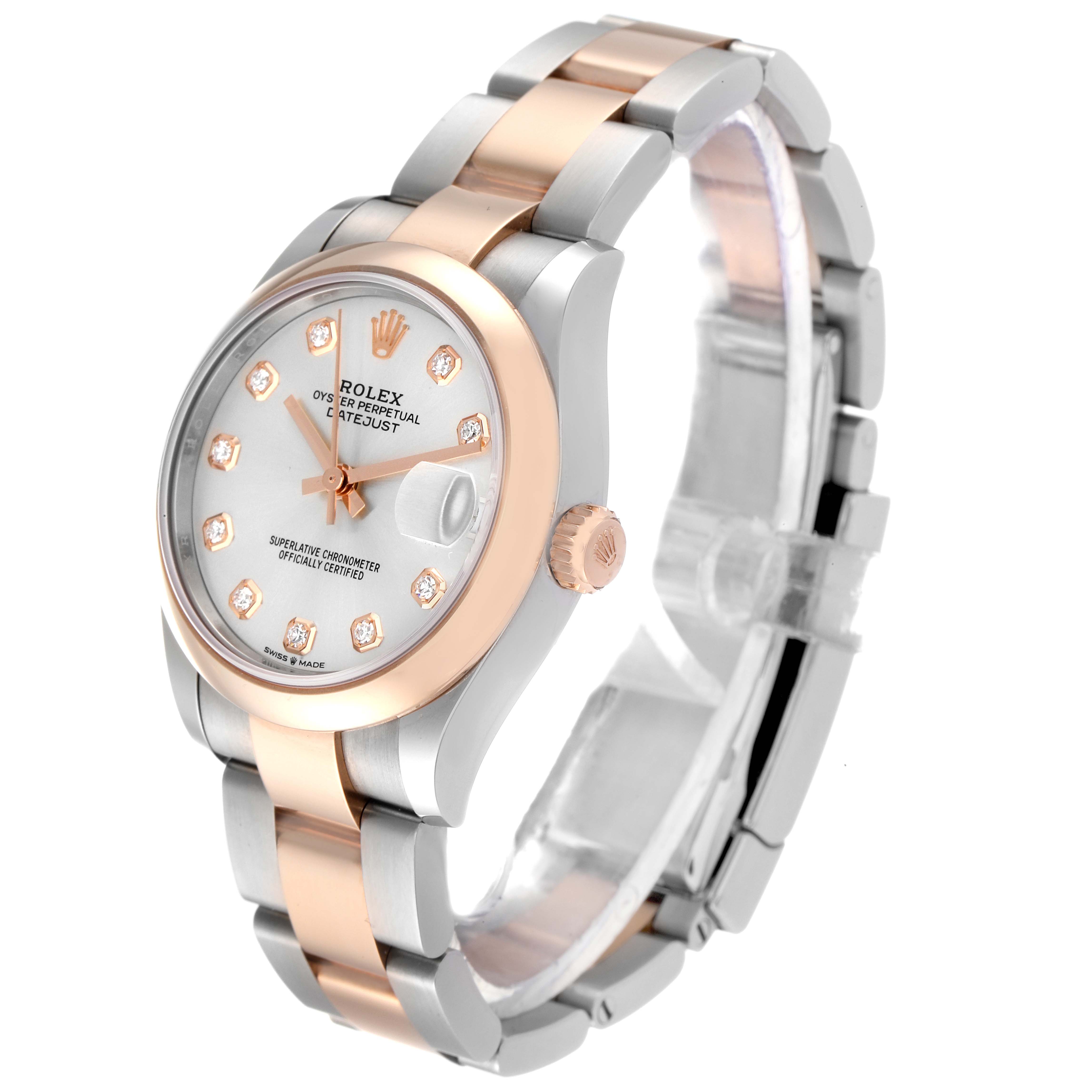 【Super Clone】ROLEX Datejust m278241-0015/0016 Silver 31mm Dial Oyster Bracelet Watch