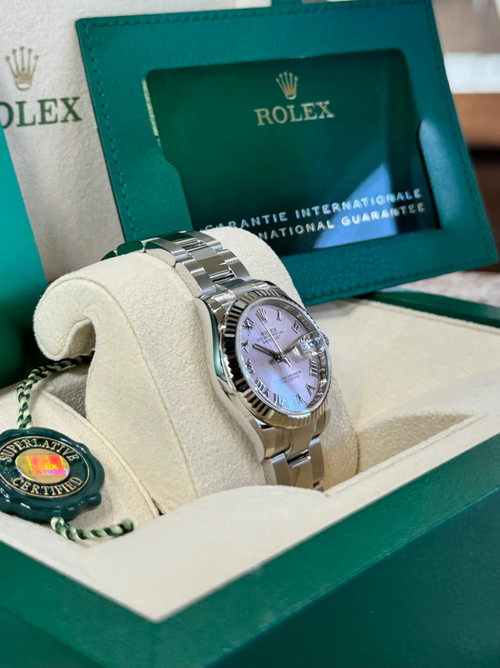 【Super Clone】ROLEX Datejust m278274-0019/0020 Pink 31mm Dial Oyster Watch