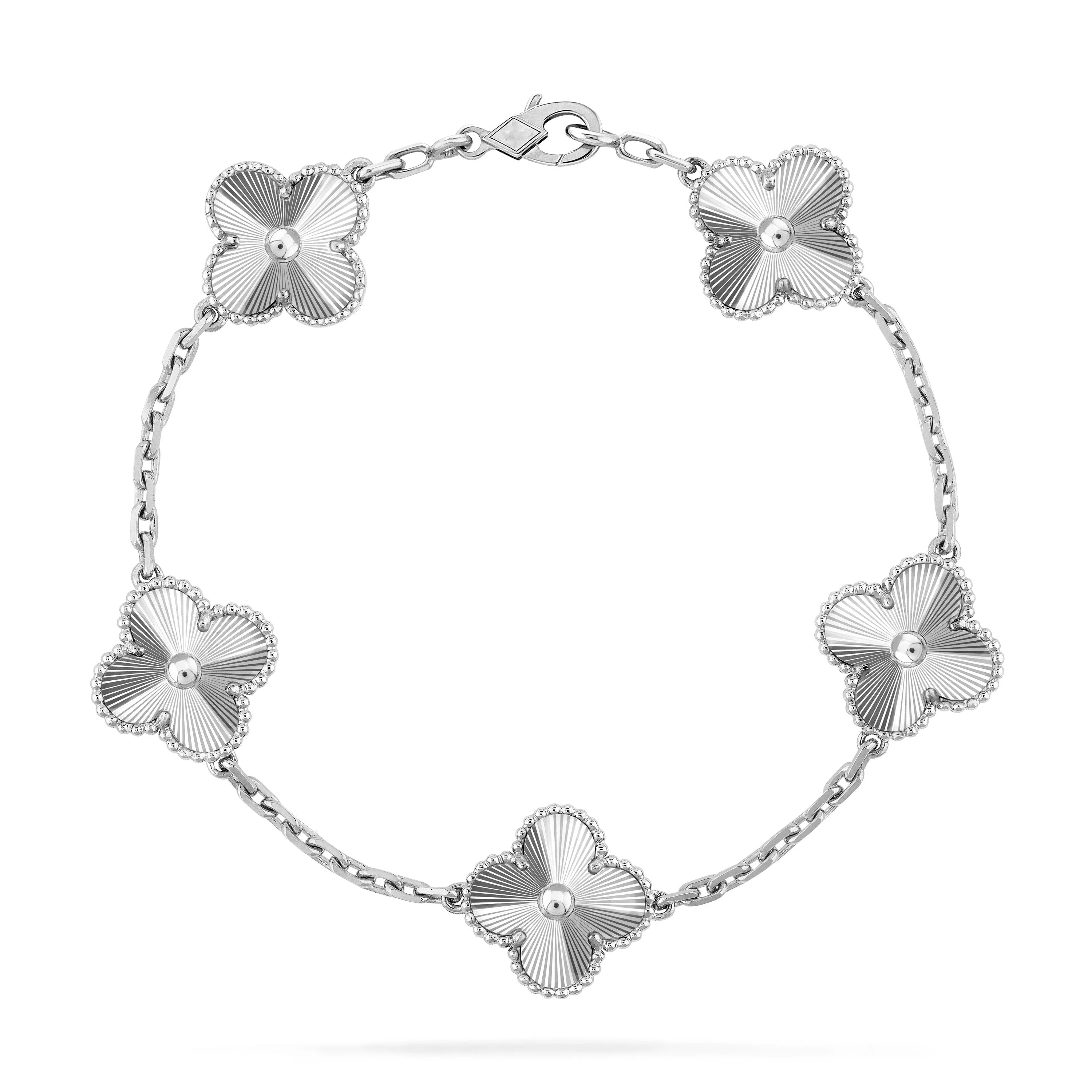 Regalia jewelryCLOVER SILVER 5 MOTIFS BRACELET
