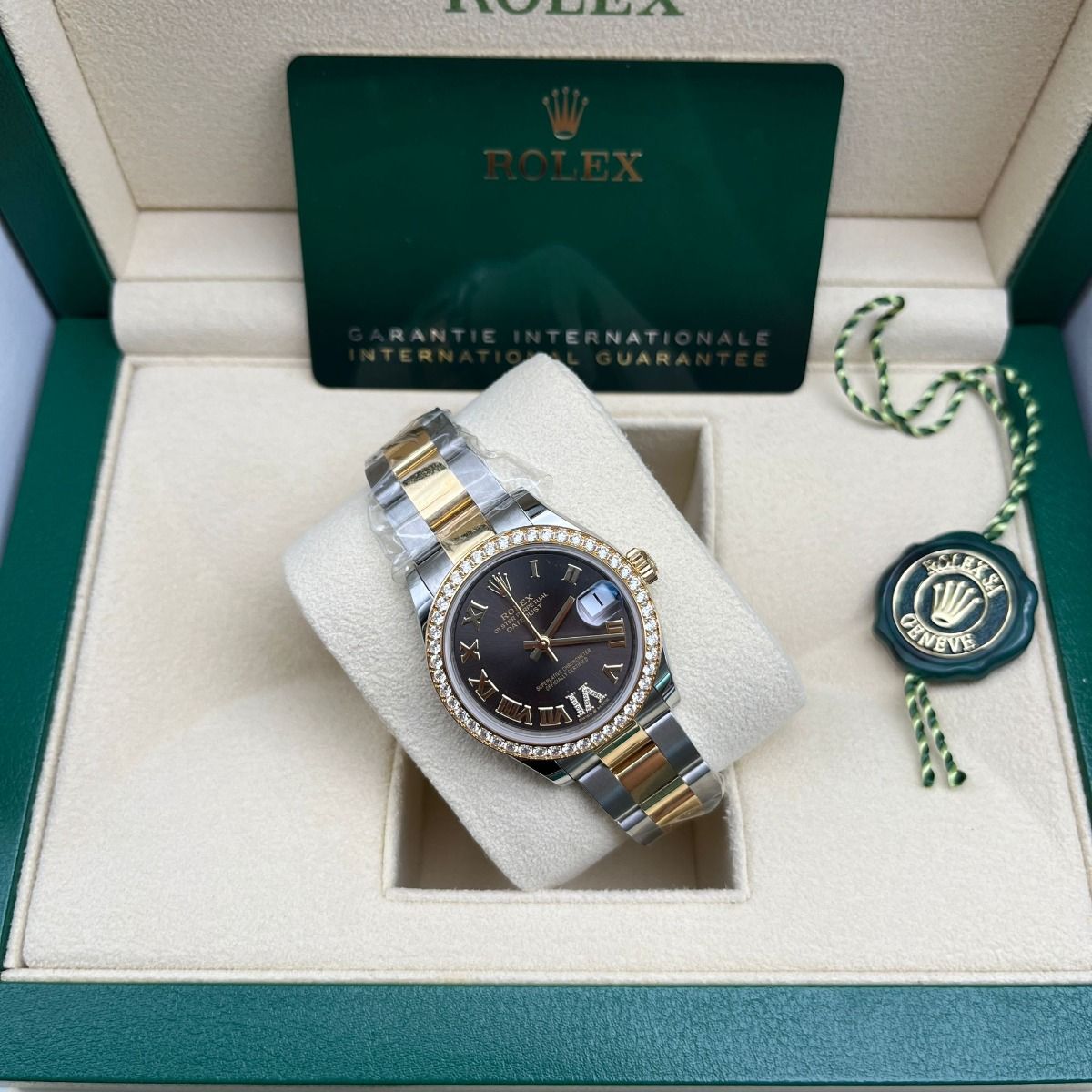 【Super Clone】ROLEX Datejust m278383RBR-0017/0018 31mm Dark Grey Dial Oyster Bracelet