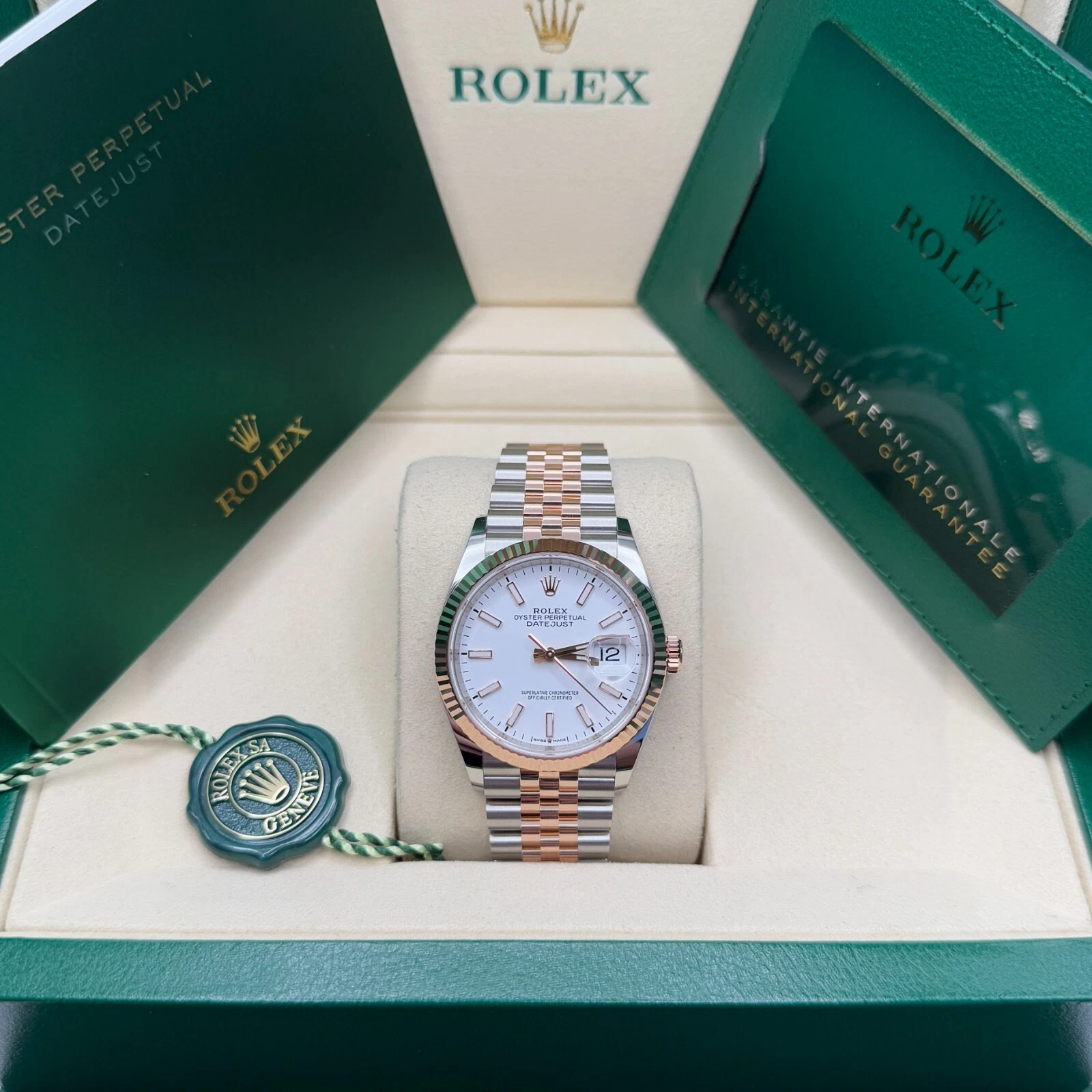 【Super Clone】ROLEX  Datejust 36mm 126231 White Dial Jubilee Bracelet
