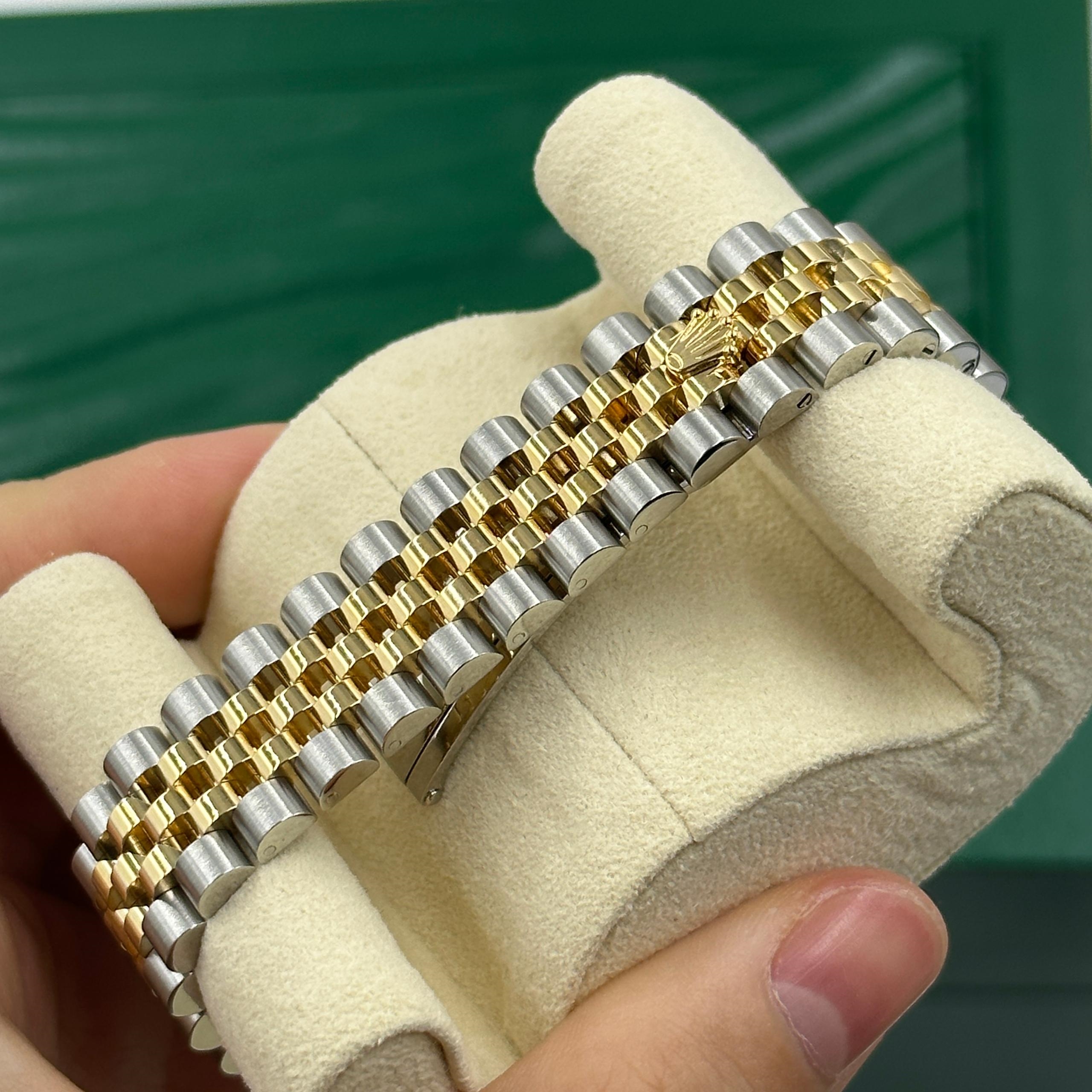 【Super Clone】ROLEX Datejust m278383-0031/0032 31mm Green Floral Dial Oyster Bracelet