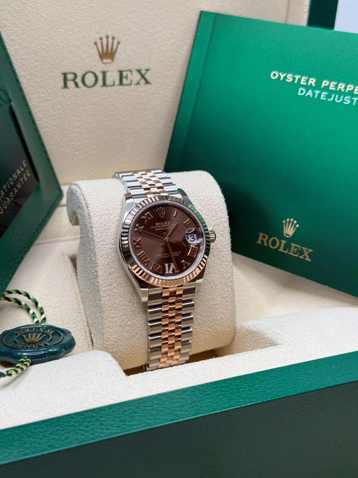 【Super Clone】ROLEX Datejust m278271-0003/0004 Chocolate 31mm Dial Oyster Bracelet Watch