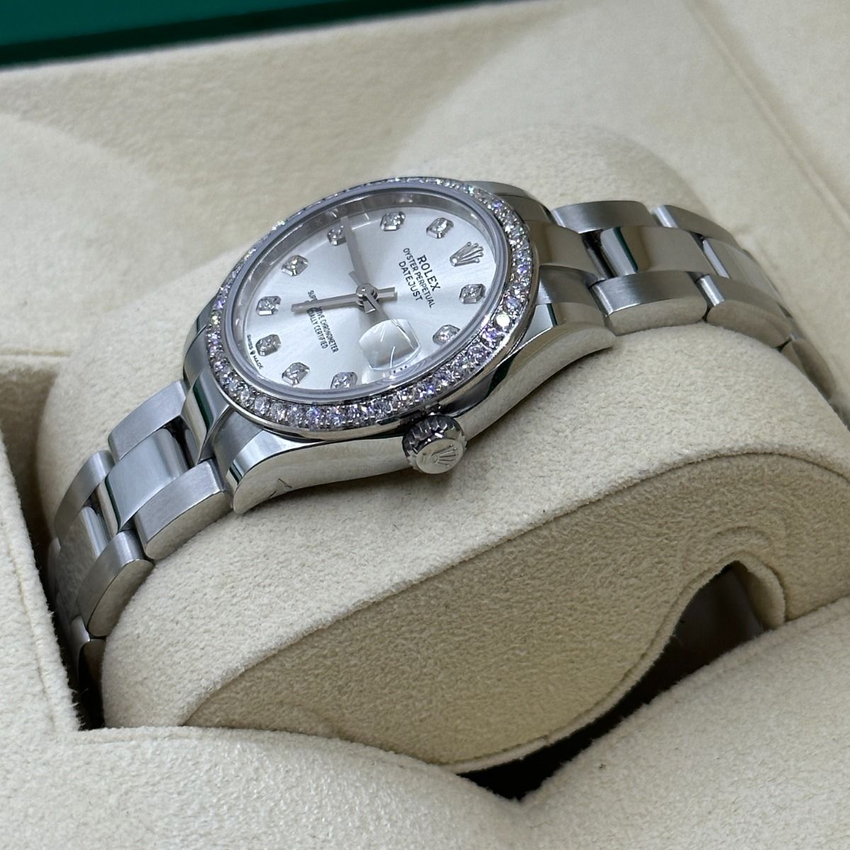 【Super Clone】ROLEX Datejust m278384RBR-0033/0034 Silver 31mm Dial Oyster Watch