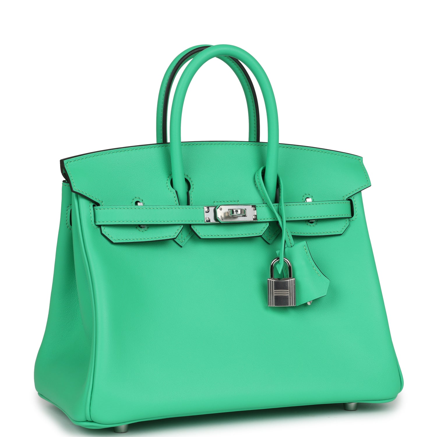 Hermès Birkin 25 Vert Comics Swift Palladium Hardware