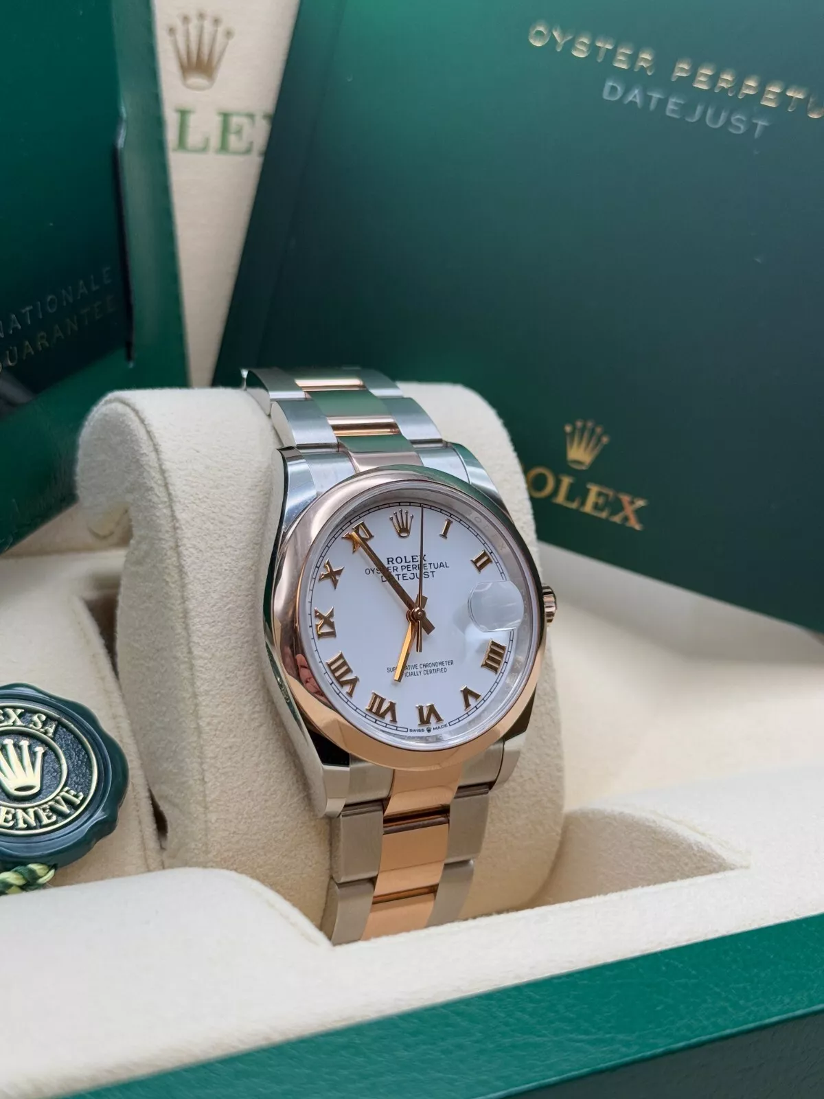 【Super Clone】ROLEX  Datejust 36mm 126201 White Dial Oyster Bracelet Watch