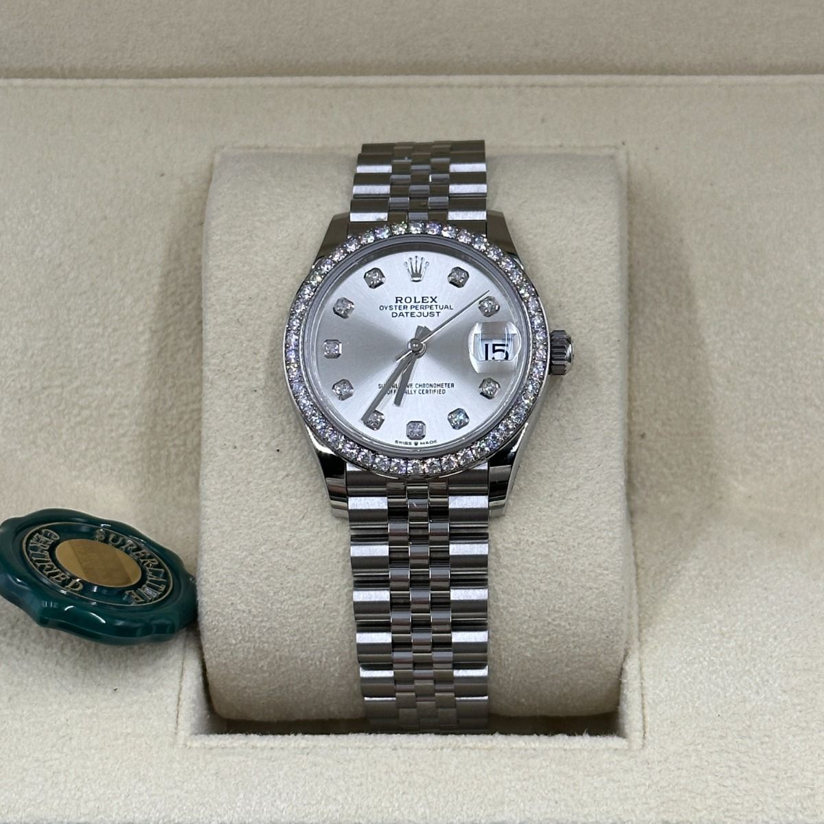 【Super Clone】ROLEX Datejust m278384RBR-0033/0034 Silver 31mm Dial Oyster Watch