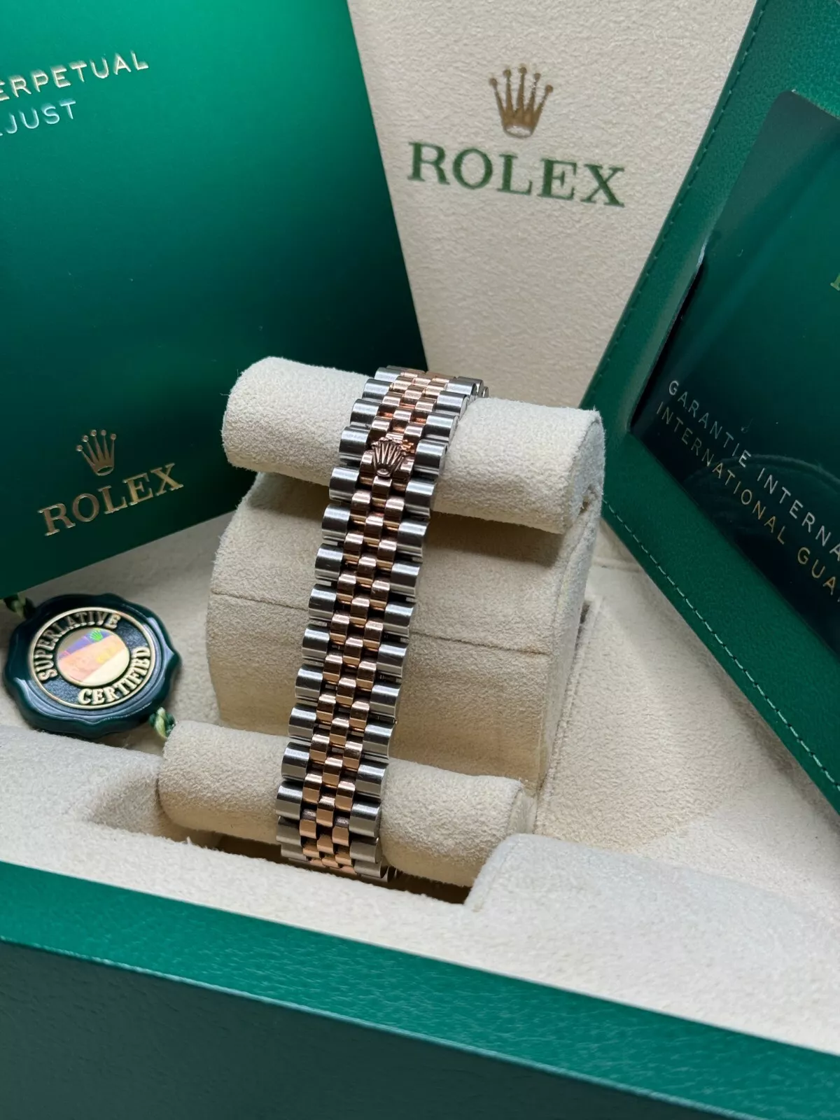 【Super Clone】RLX Datejust m278341-0023/0024 Rosé Dial 31mm Oyster Bracelet