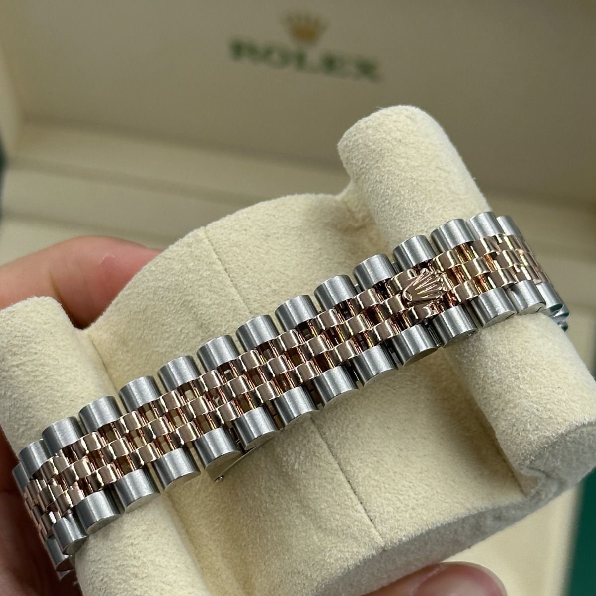 【Super Clone】ROLEX Datejust m278381-0029/0030 Slate Roman Diamond Dial Diamond-Set Bezel 31mm