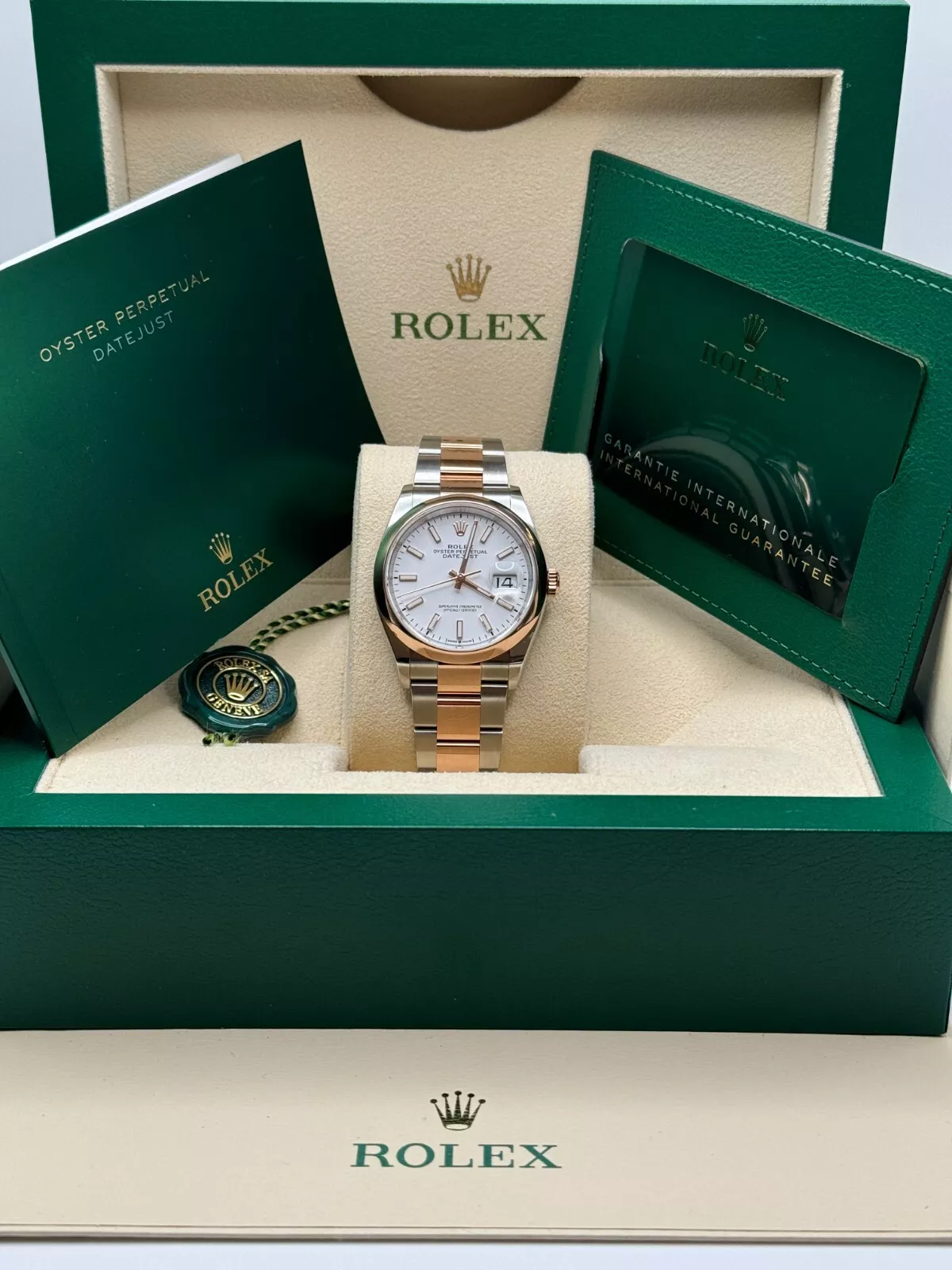 【Super Clone】ROLEX  Datejust 36mm 126201 White Dial Jubilee Bracelet Watch