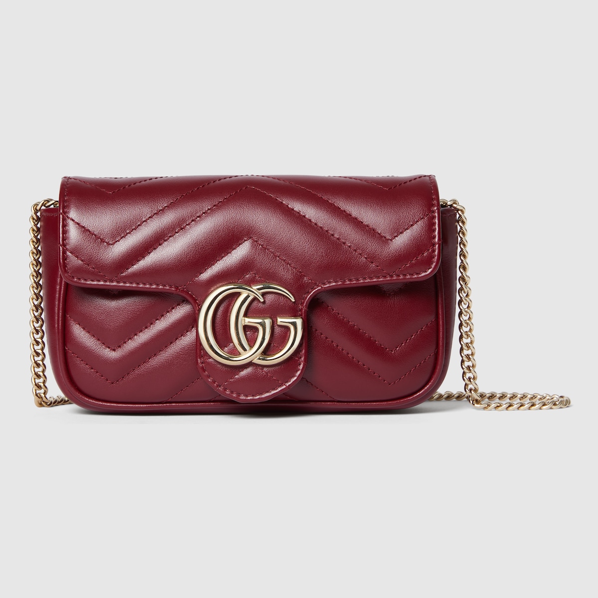 GG Marmont Leather Super Mini Bag