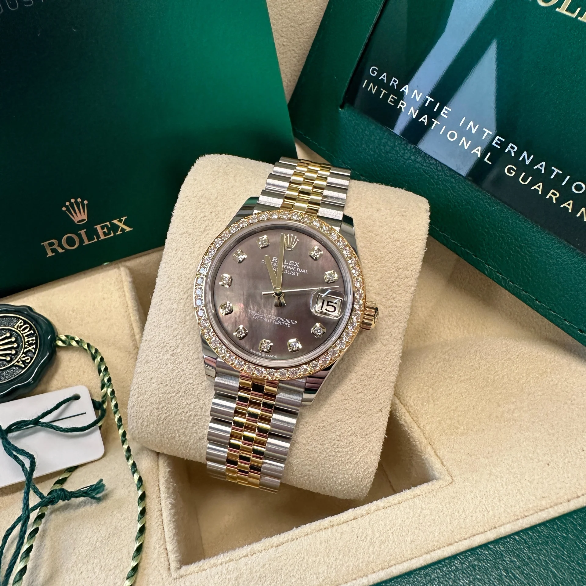 【Super Clone】ROLEX Datejust m278383-0023/0024 31mm Mother of Pearl Dial Oyster Bracelet