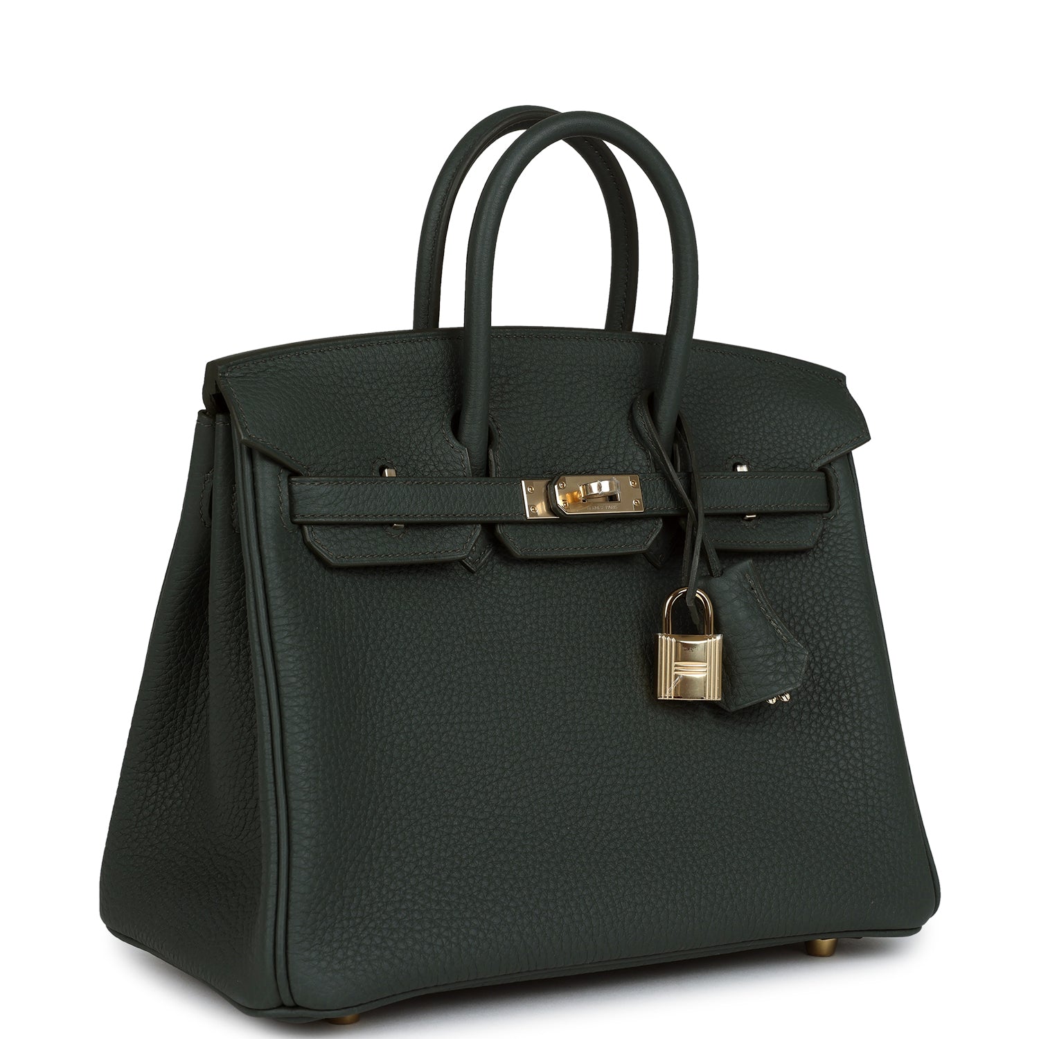 Hermès Birkin 25 Vert Mangrove Togo Permabrass Hardware