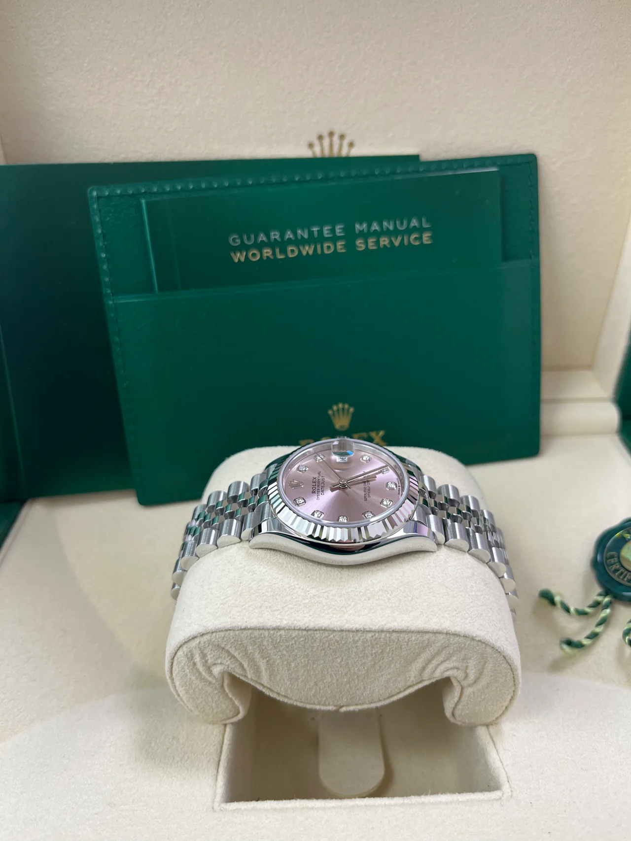 【Super Clone】ROLEX Datejust m278274-0031/0032 Pink 31mm Dial Oyster Watch