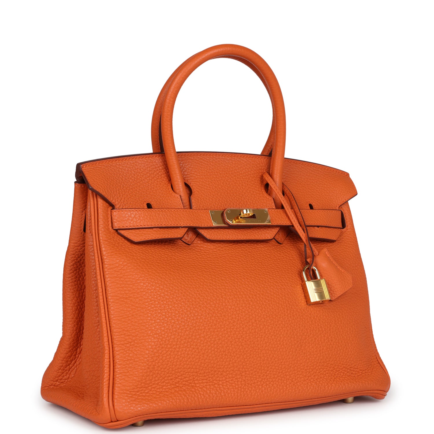 Hermès Birkin 30 Orange Togo Gold Hardware